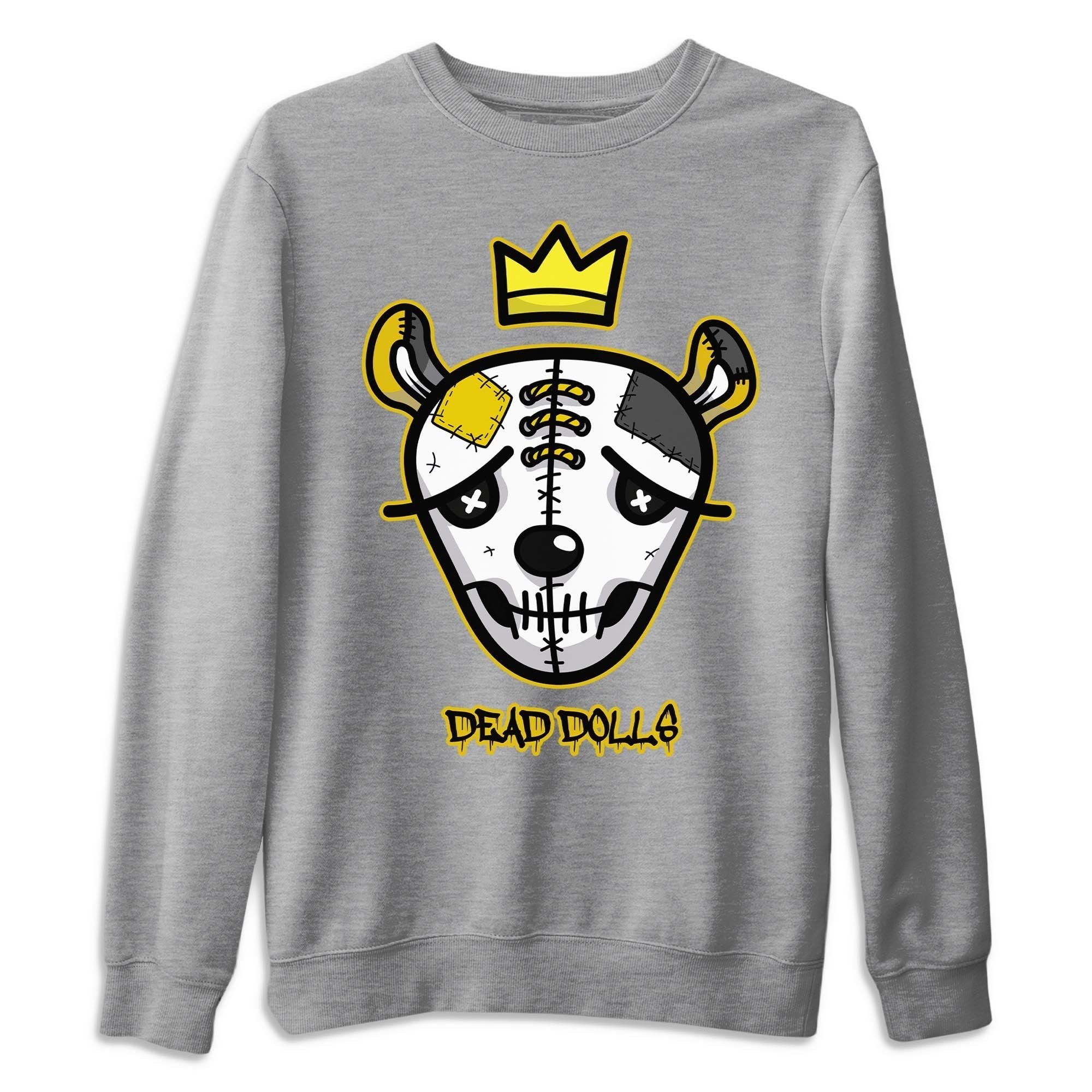 Jordan 4 Lightning Shirt To Match Jordans Dead Dolls Face Sneaker Tees Jordan 4 Lightning Drip Gear Zone Sneaker Matching Clothing Unisex Shirts