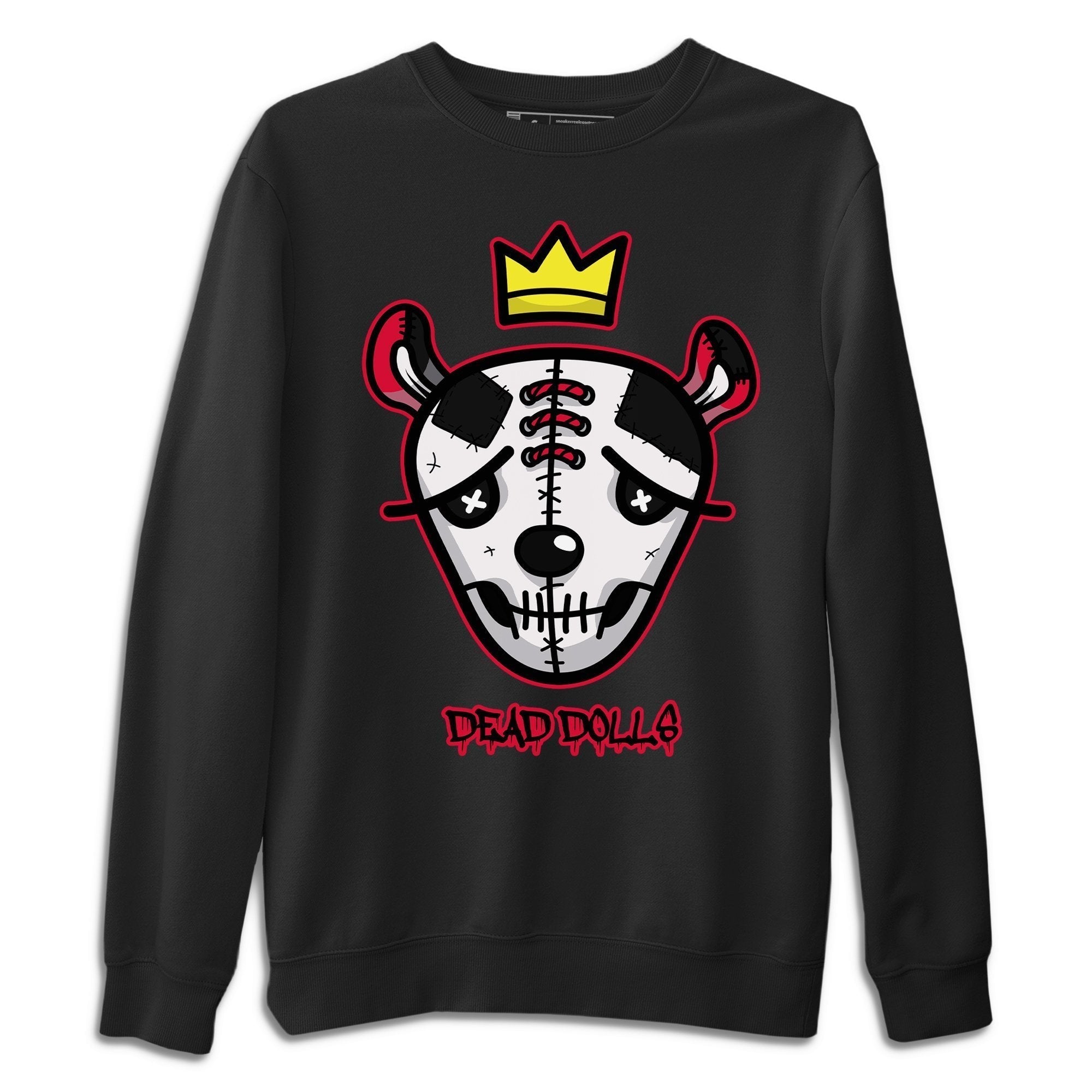 Jordan 4 Red Thunder Shirt To Match Jordans Dead Dolls Face Sneaker Tees Jordan 4 Red Thunder Drip Gear Zone Sneaker Matching Clothing Unisex Shirts