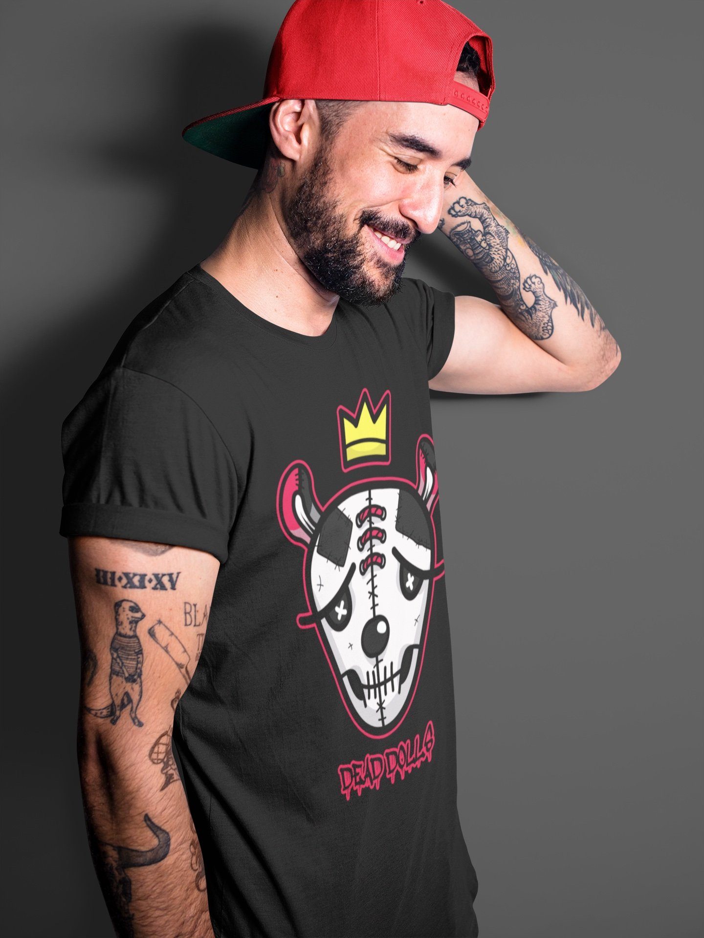 Jordan 4 Red Thunder Shirt To Match Jordans Dead Dolls Face Sneaker Tees Jordan 4 Red Thunder Drip Gear Zone Sneaker Matching Clothing Unisex Shirts