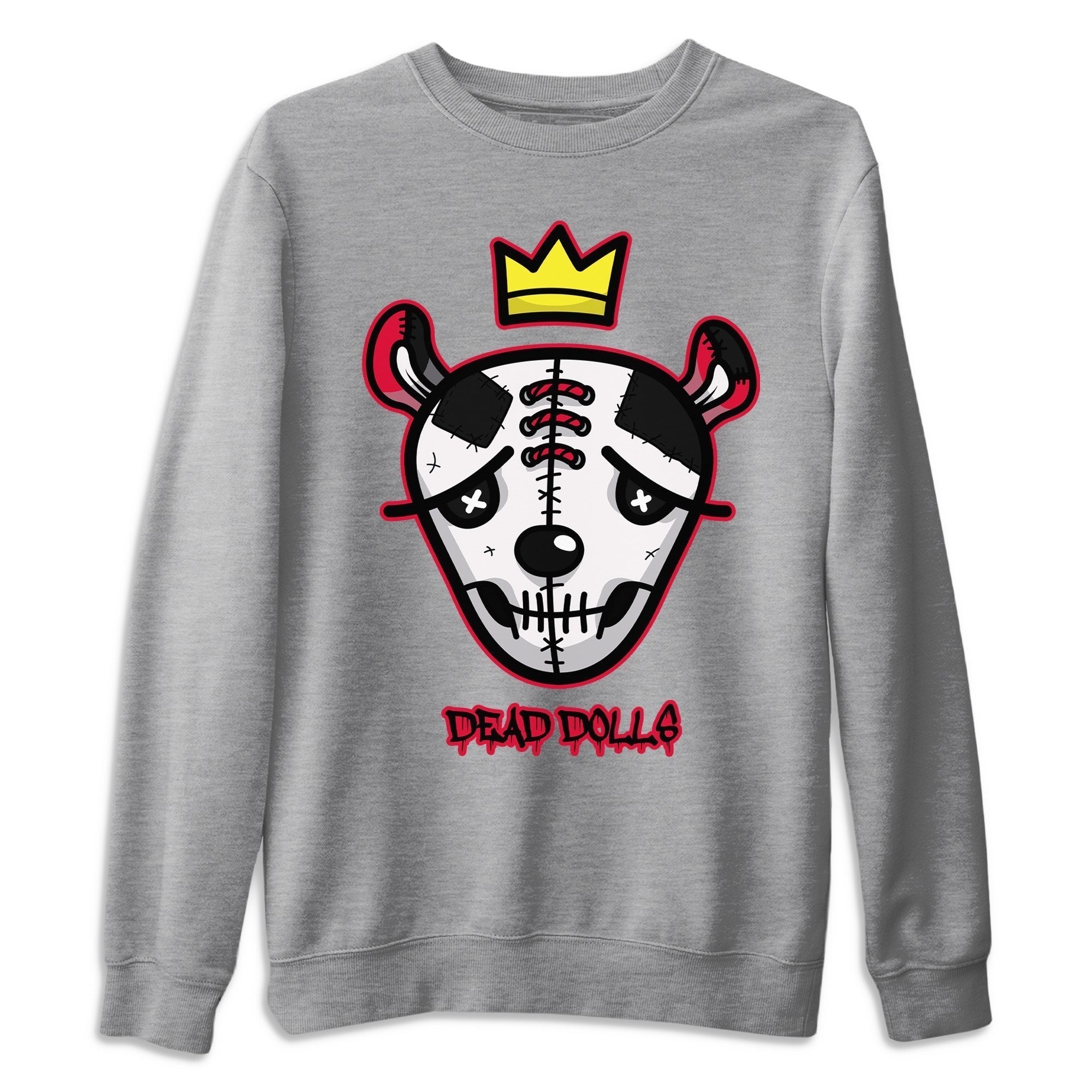 Jordan 4 Red Thunder Shirt To Match Jordans Dead Dolls Face Sneaker Tees Jordan 4 Red Thunder Drip Gear Zone Sneaker Matching Clothing Unisex Shirts