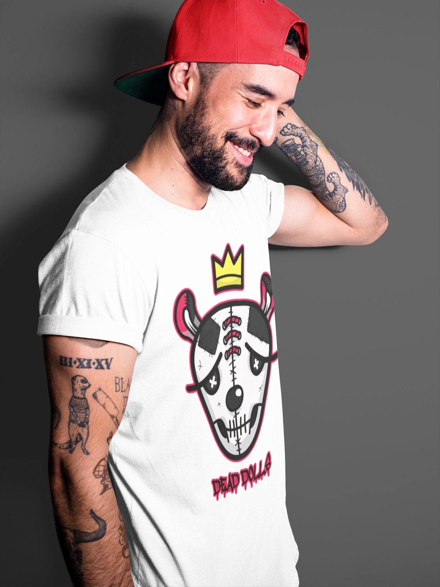 Jordan 4 Red Thunder Shirt To Match Jordans Dead Dolls Face Sneaker Tees Jordan 4 Red Thunder Drip Gear Zone Sneaker Matching Clothing Unisex Shirts