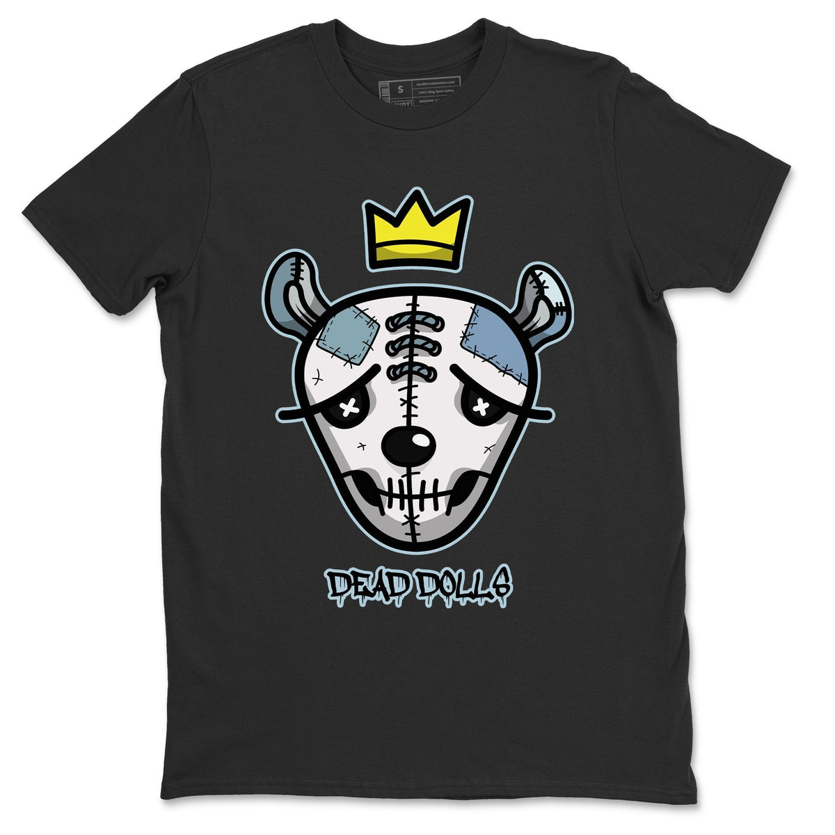Jordan 5 Blue Bird Shirt To Match Jordans Dead Dolls Face Sneaker Tees Jordan 5 Blue Bird Drip Gear Zone Sneaker Matching Clothing Unisex Shirts