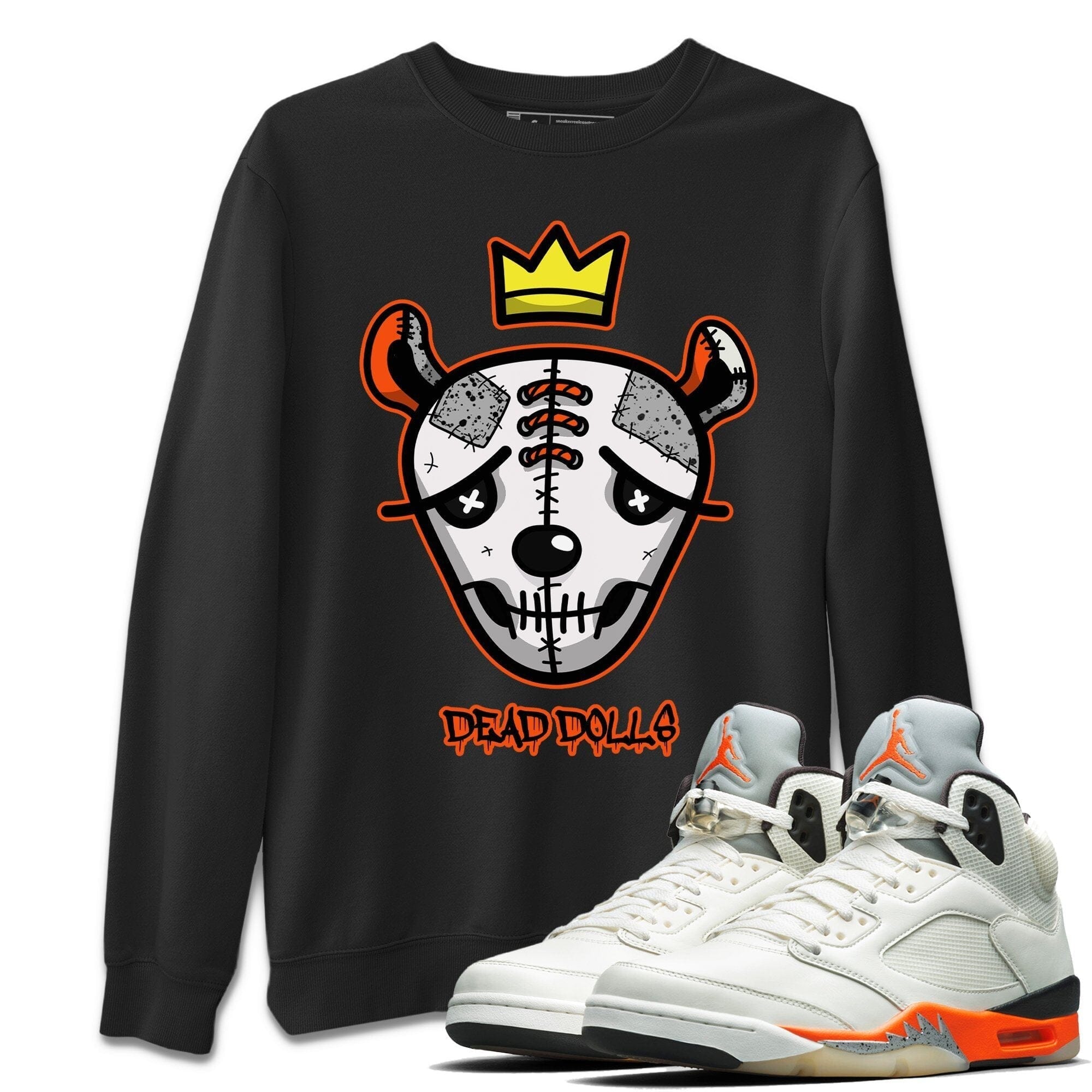 Jordan 5 Shattered Backboard Shirt To Match Jordans Dead Dolls Face Sneaker Tees Jordan 5 Shattered Backboard Drip Gear Zone Sneaker Matching Clothing Unisex Shirts