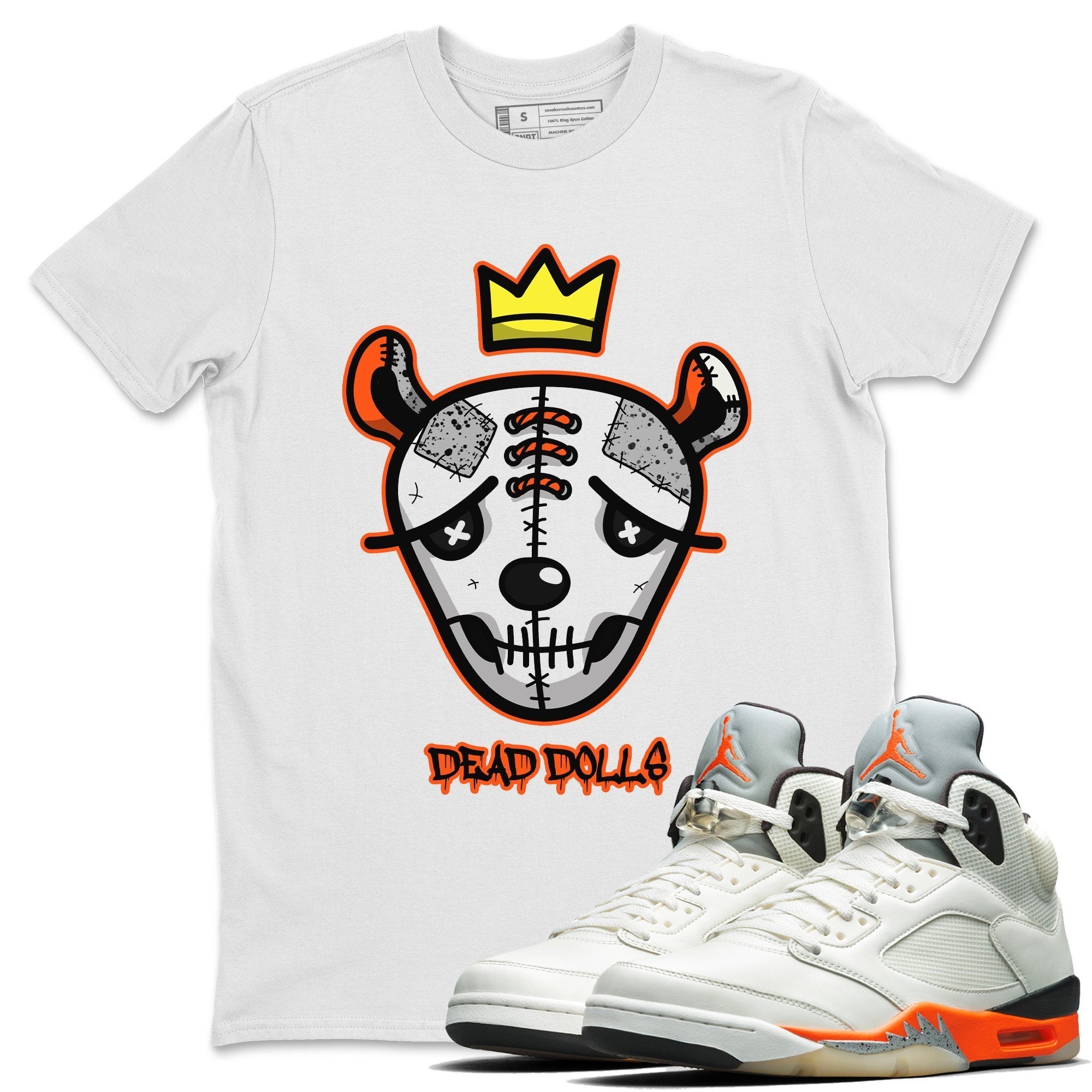 Jordan 5 Shattered Backboard Shirt To Match Jordans Dead Dolls Face Sneaker Tees Jordan 5 Shattered Backboard Drip Gear Zone Sneaker Matching Clothing Unisex Shirts