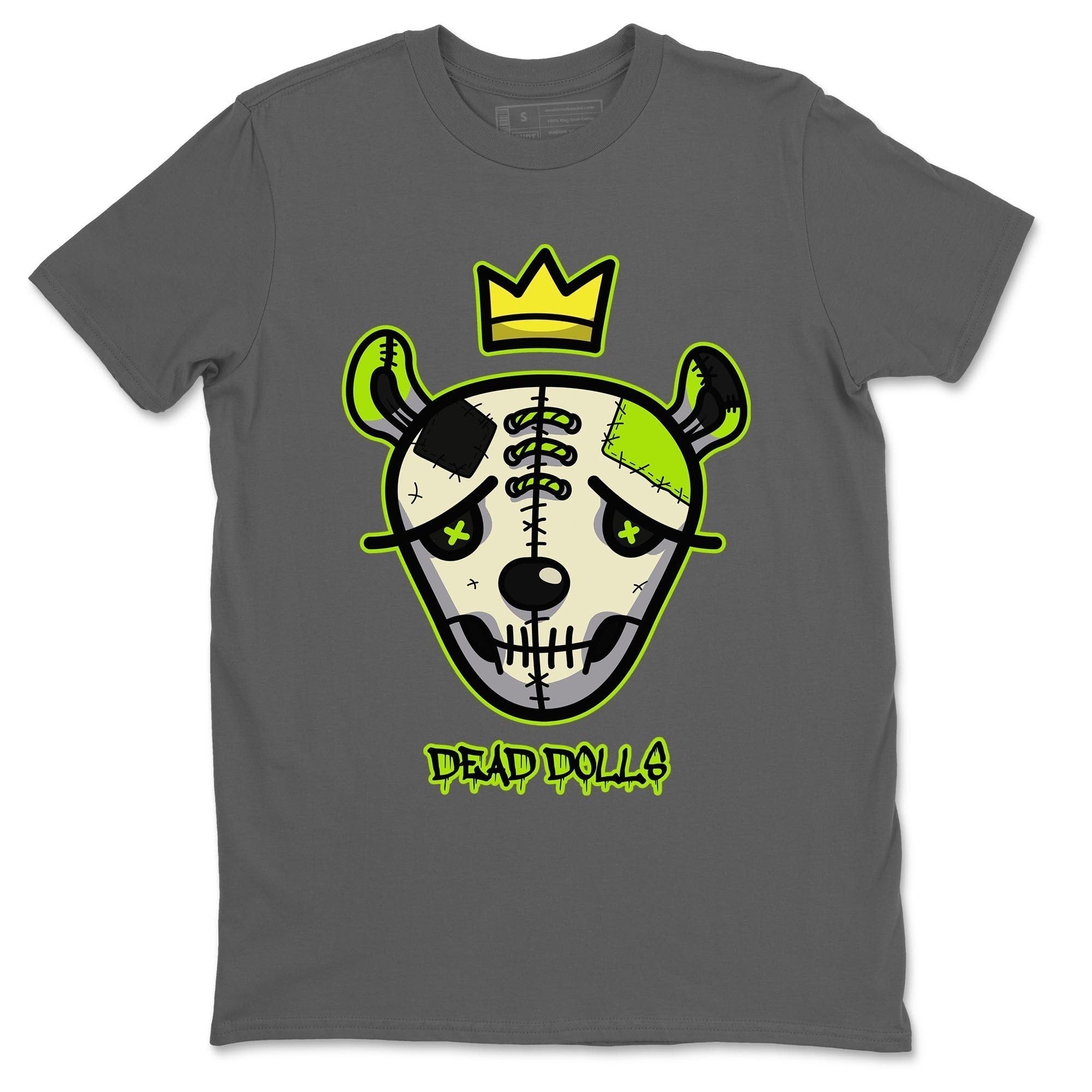 Jordan 6 Electric Green Shirt To Match Jordans Dead Dolls Face Sneaker Tees Jordan 6 Electric Green Drip Gear Zone Sneaker Matching Clothing Unisex Shirts