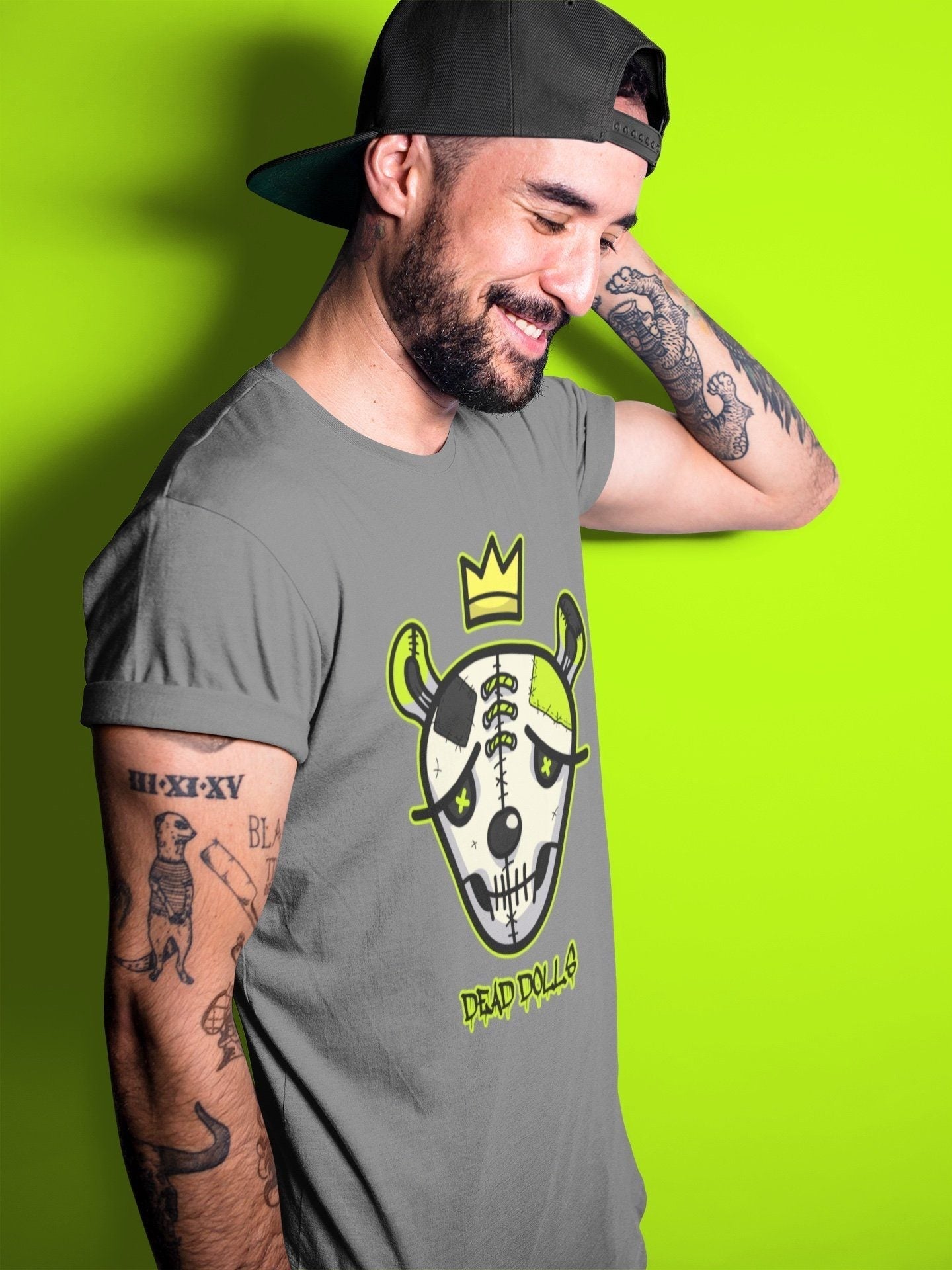 Jordan 6 Electric Green Shirt To Match Jordans Dead Dolls Face Sneaker Tees Jordan 6 Electric Green Drip Gear Zone Sneaker Matching Clothing Unisex Shirts