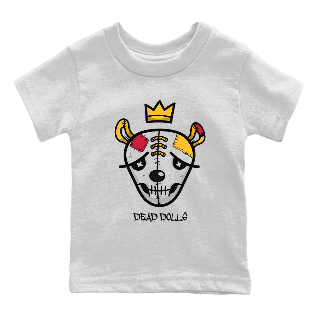 Jordan 7 Cardinal Shirt To Match Jordans Dead Dolls Face Sneaker Tees Jordan 7 Cardinal Drip Gear Zone Sneaker Matching Clothing Kids Shirts