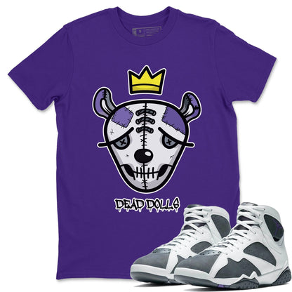 Jordan 7 Flint Shirt To Match Jordans Dead Dolls Face Sneaker Tees Jordan 7 Flint Drip Gear Zone Sneaker Matching Clothing Unisex Shirts