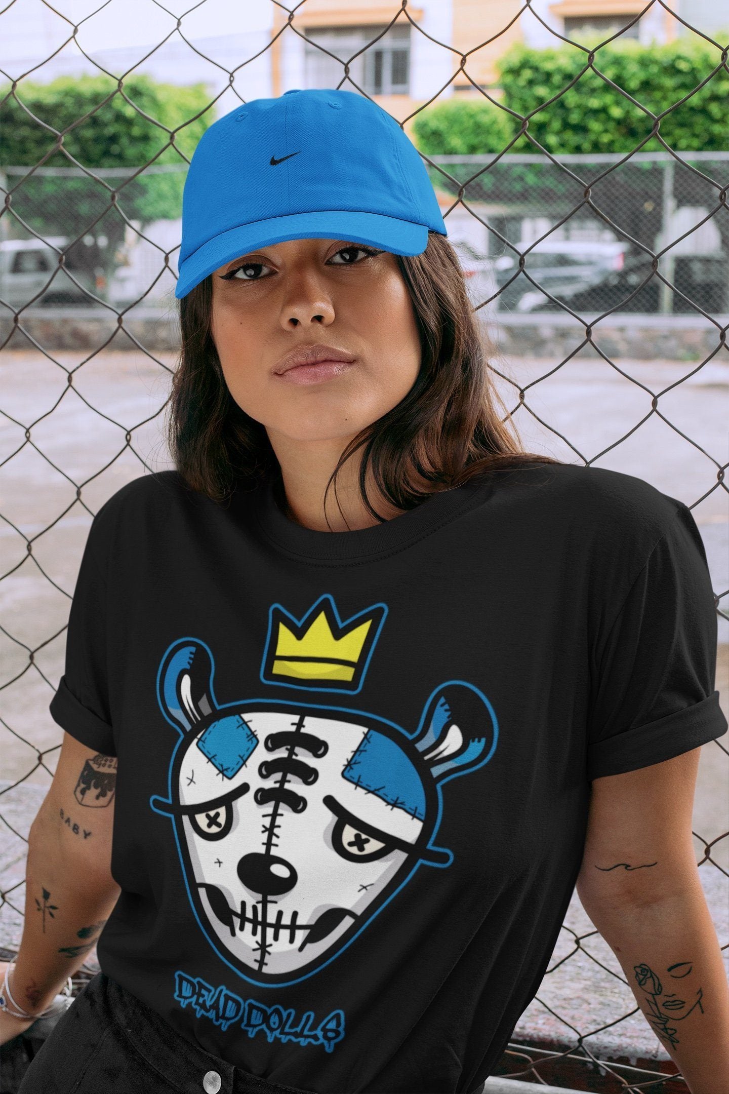 Jordan 1 Travis Scott Fragment Shirt To Match Jordans Dead Dolls Face Sneaker Tees Jordan 1 Travis Scott Fragment Drip Gear Zone Sneaker Matching Clothing Unisex Shirts