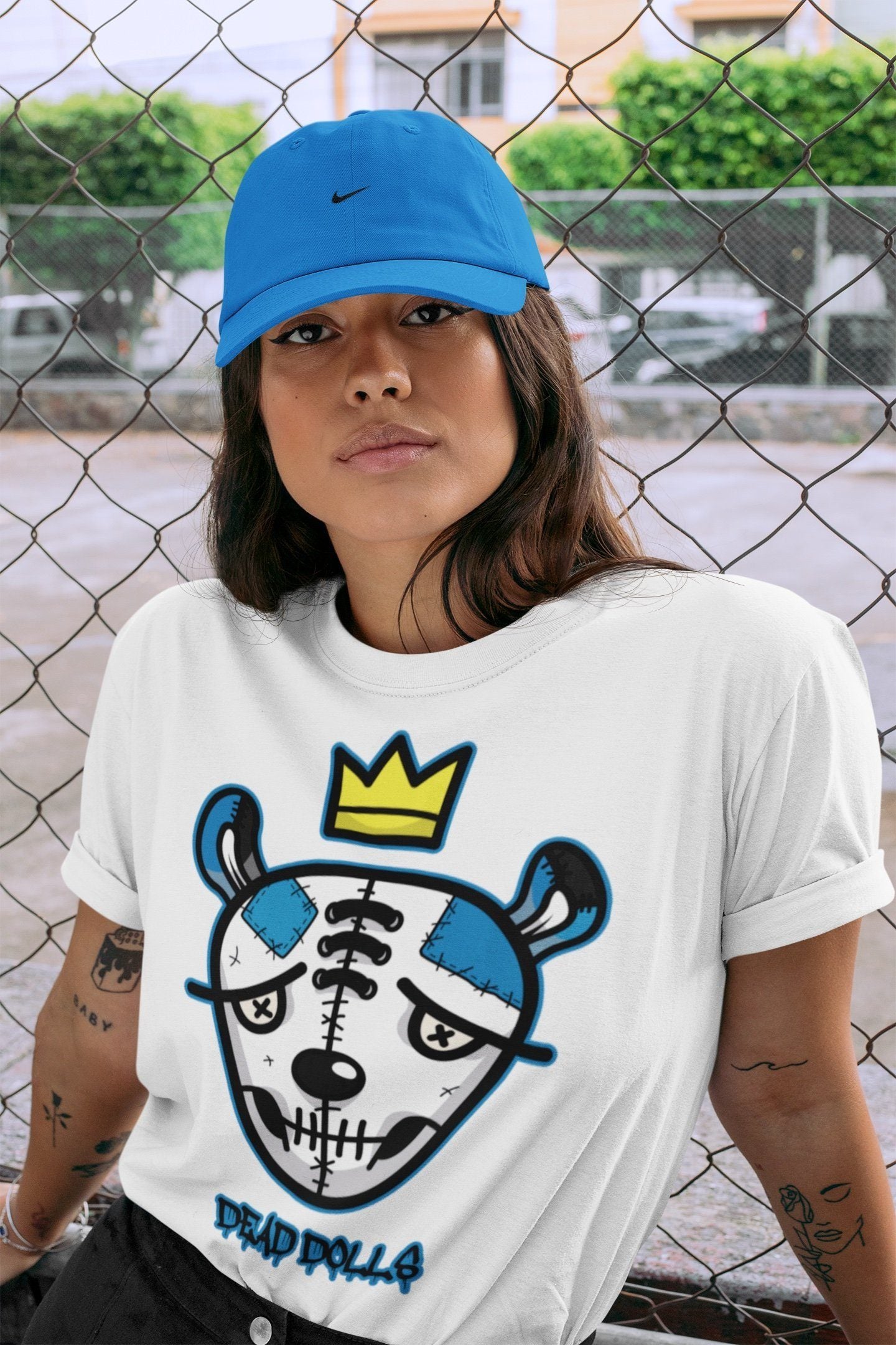 Jordan 1 Travis Scott Fragment Shirt To Match Jordans Dead Dolls Face Sneaker Tees Jordan 1 Travis Scott Fragment Drip Gear Zone Sneaker Matching Clothing Unisex Shirts