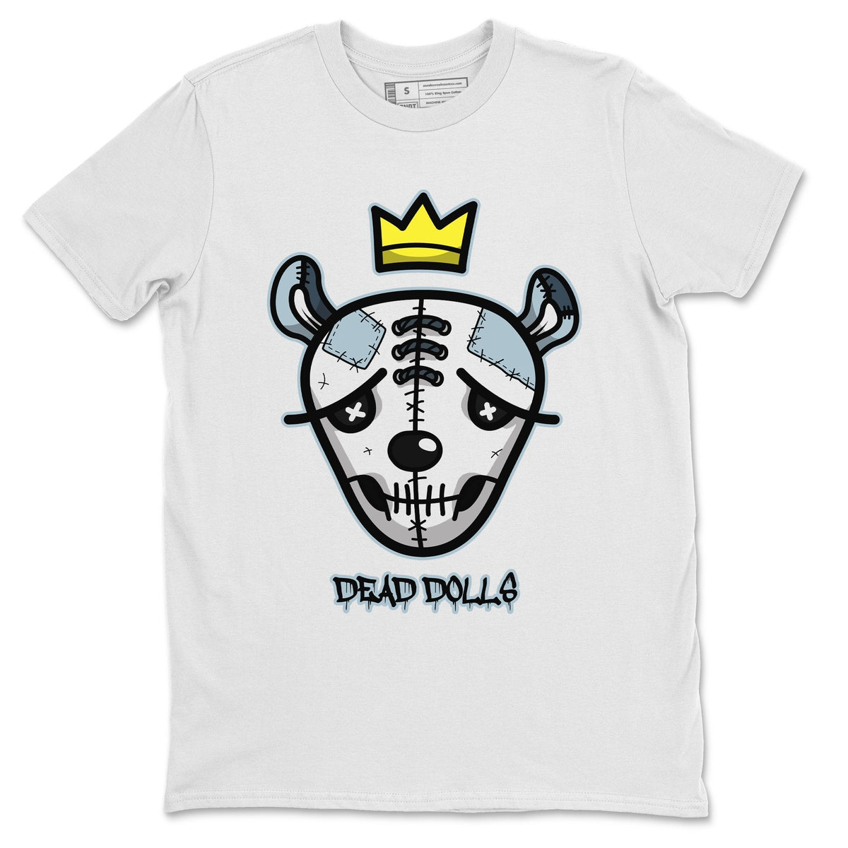 Dunk championship Grey Sneaker Match Tees Dead Dolls Face Sneaker Tees Dunk championship Grey Jordan to match sneaker T-Shirt Crew Neck Shirts