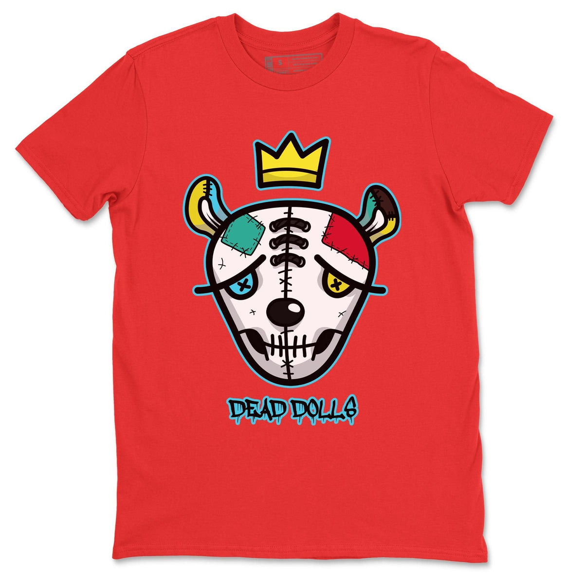 Dunk Free 99 White Sneaker Match Tees Dead Dolls Face Sneaker Tees Dunk Free 99 White Jordan to match sneaker T-Shirt Crew Neck Shirts