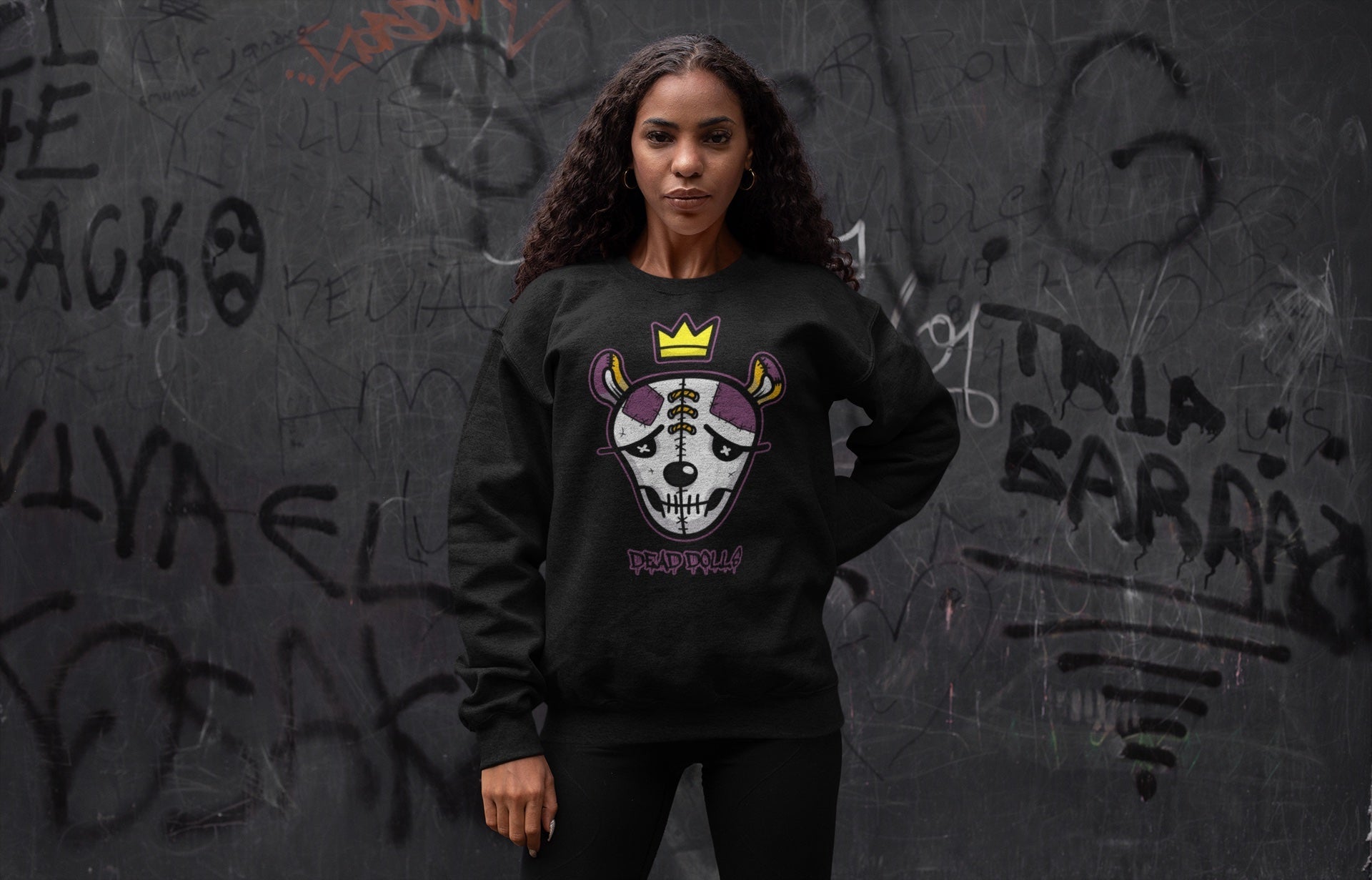 Jordan 1 Brotherhood Sneaker Matching T-Shirt Dead Dolls Face Sneaker Tees Jordan 1 Brotherhood Sneaker Release Tees Crew Neck Tees