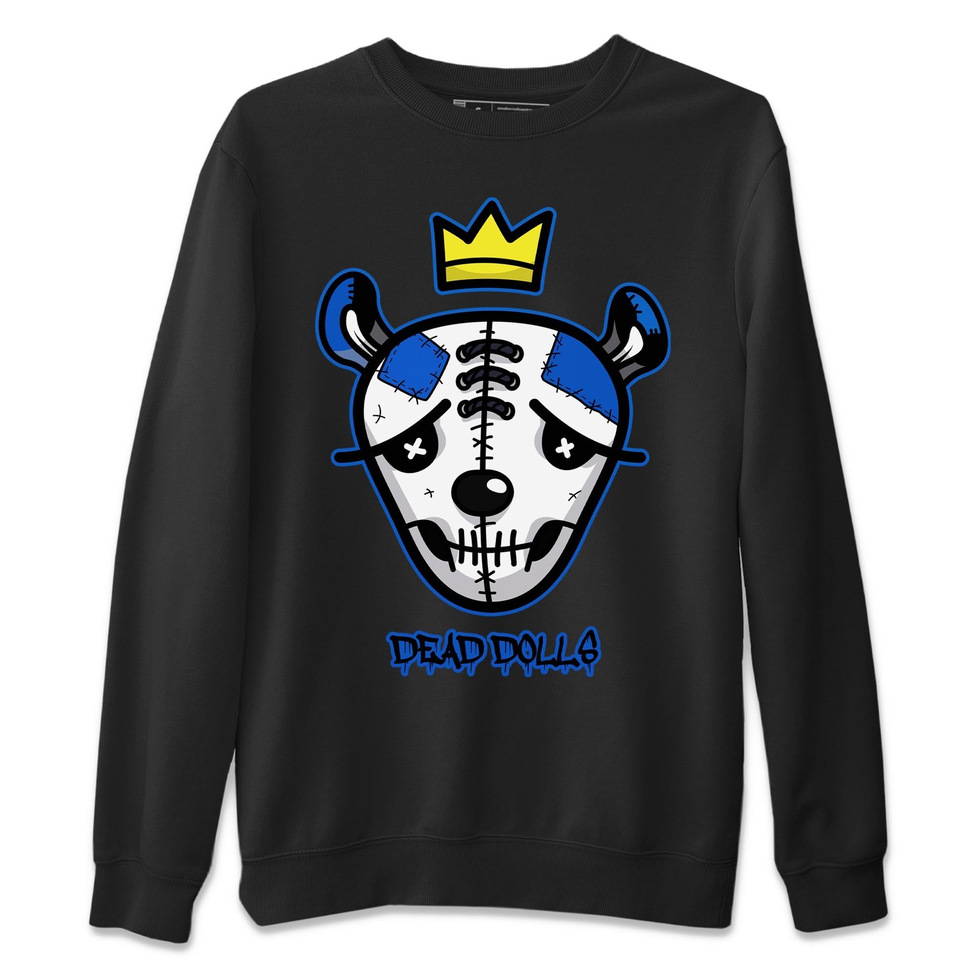 Jordan 1 Dark Marina Blue Sneaker Matching T-Shirt Dead Dolls Face Sneaker Tees Jordan 1 Dark Marina Blue Sneaker Release Tees Crew Neck Tees