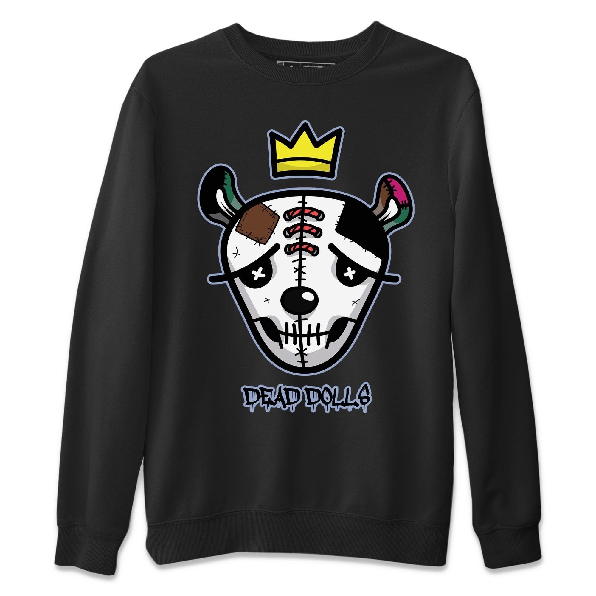 Jordan 1 Hand Crafted Sneaker Matching T-Shirt Dead Dolls Face Sneaker Tees Jordan 1 Hand Crafted Sneaker Release Tees Crew Neck Tees