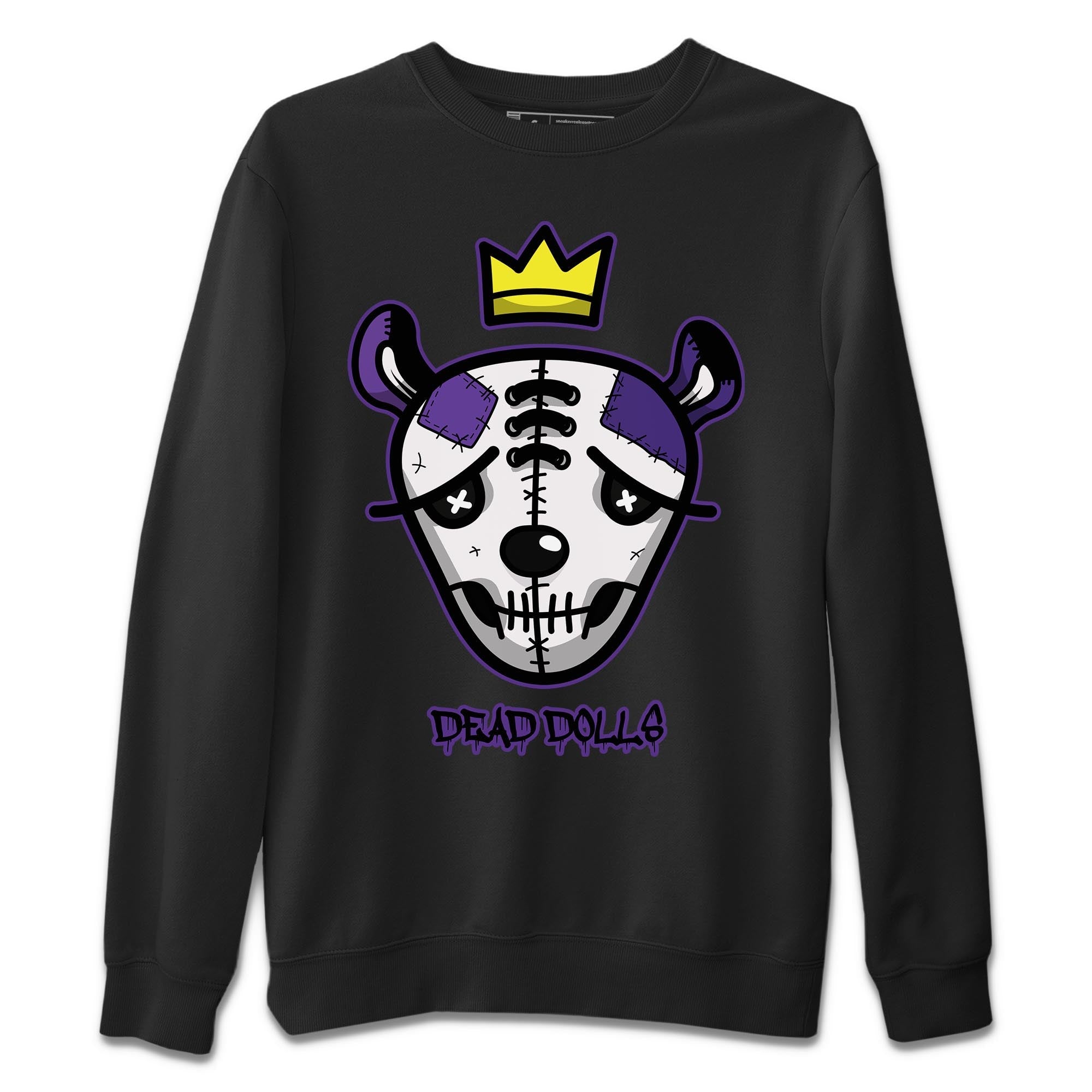 Jordan 13 Court Purple Shirt To Match Jordans Dead Dolls Face Sneaker Tees Jordan 13 Court Purple Drip Gear Zone Sneaker Matching Clothing Unisex Shirts