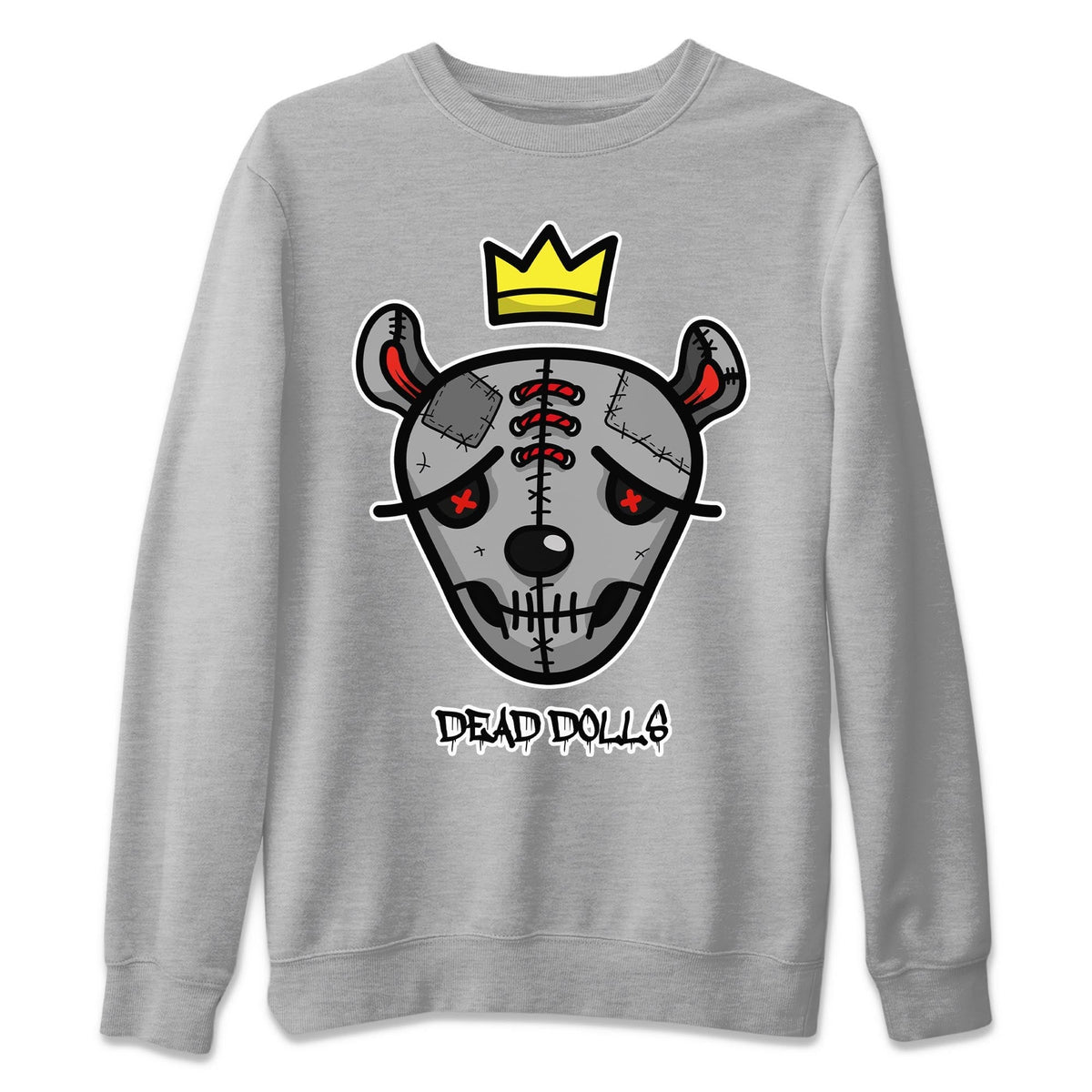 Jordan 4 Infrared Sneaker Matching T-Shirt Dead Dolls Face Sneaker Tees Jordan 4 Infrared Sneaker Release Tees Crew Neck Tees