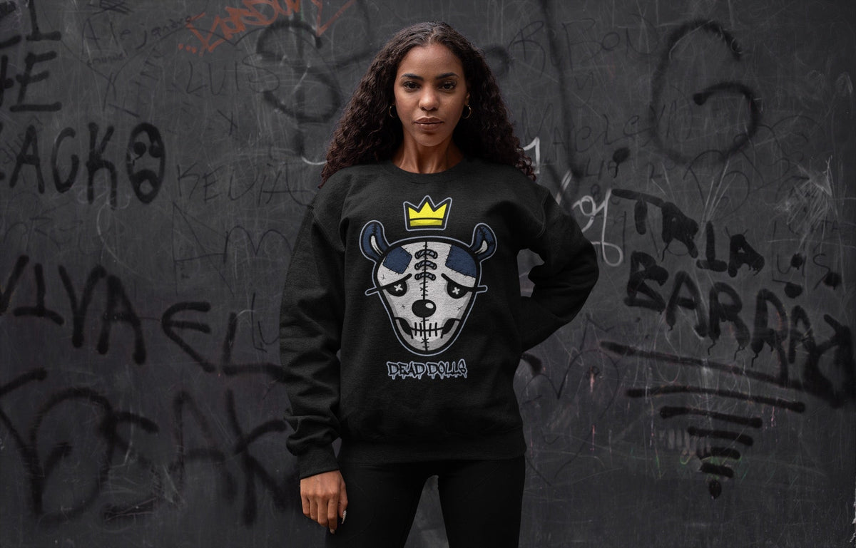 Jordan 6 Midnight Navy Sneaker Matching T-Shirt Dead Dolls Face Sneaker Tees Jordan 6 Midnight Navy Sneaker Release Tees Crew Neck Tees