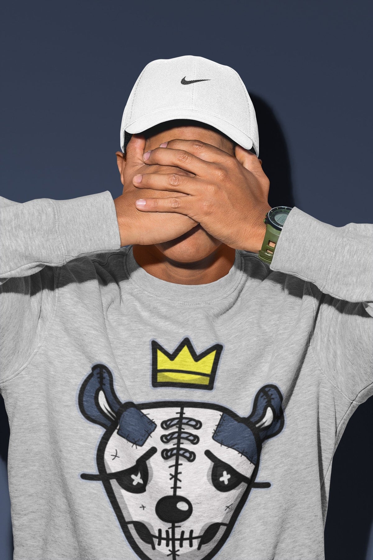 Jordan 6 Midnight Navy Sneaker Matching T-Shirt Dead Dolls Face Sneaker Tees Jordan 6 Midnight Navy Sneaker Release Tees Crew Neck Tees