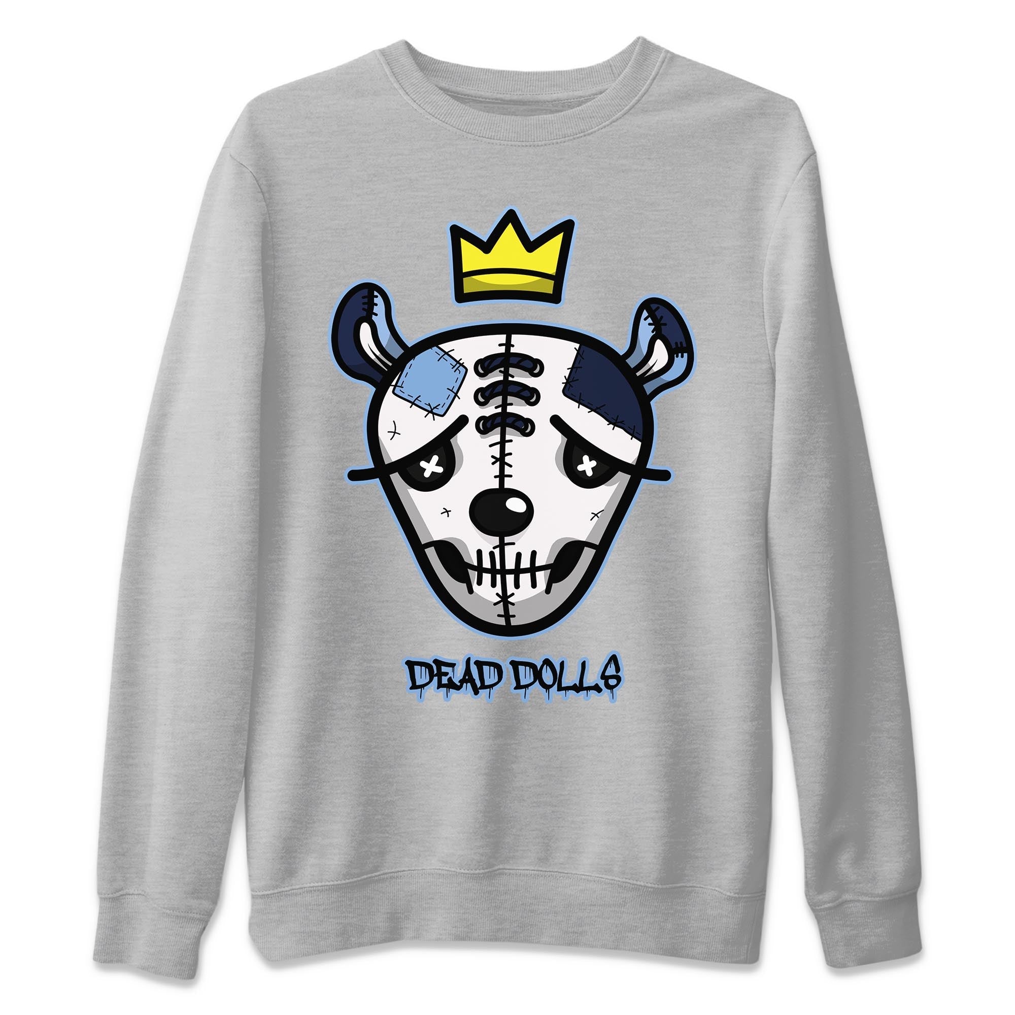 Jordan 6 UNC Shirt To Match Jordans Dead Dolls Face Sneaker Tees Jordan 6 UNC Drip Gear Zone Sneaker Matching Clothing Unisex Shirts