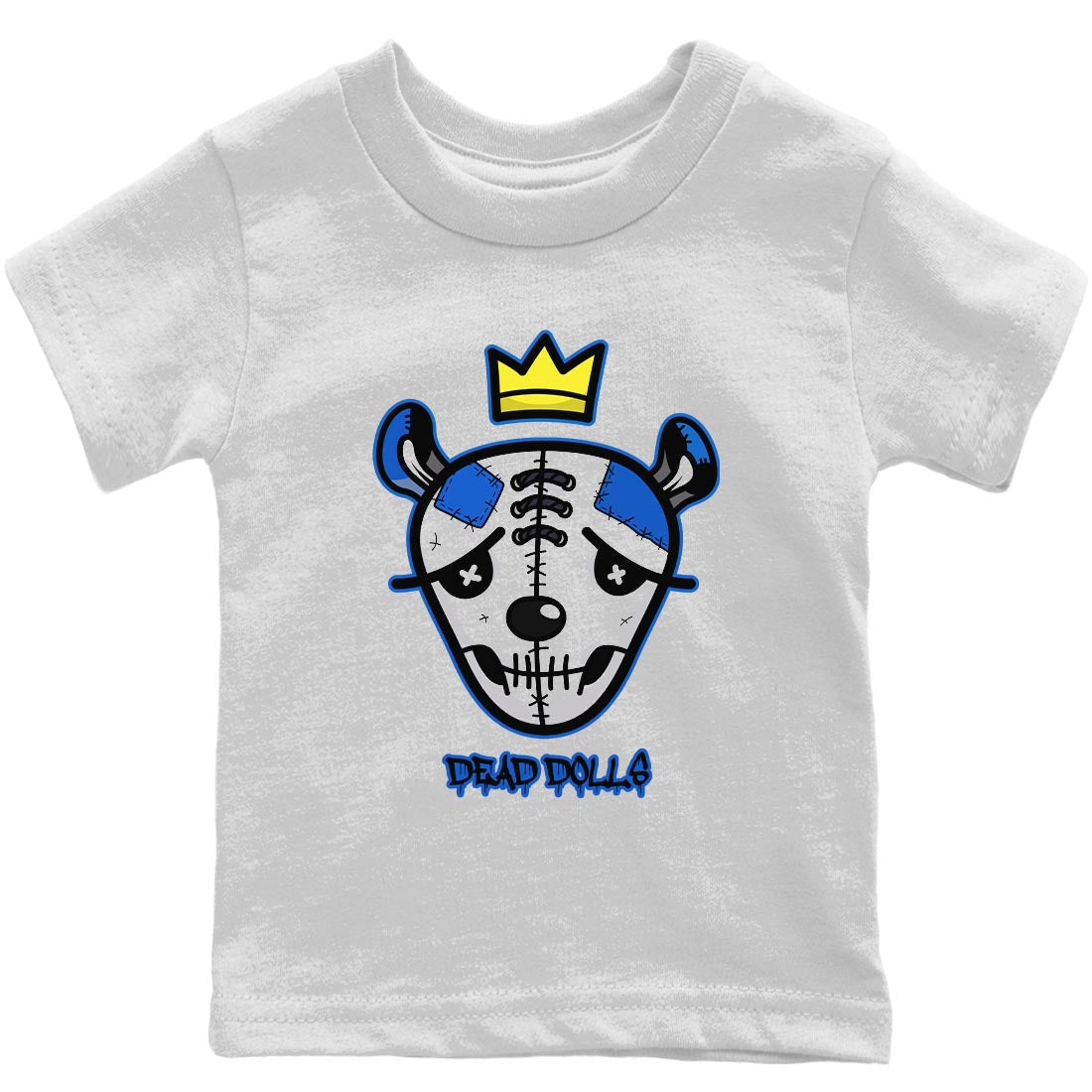 Jordan 1 Dark Marina Blue Sneaker Matching T-Shirt Dead Dolls Face Sneaker Tees Jordan 1 Dark Marina Blue Sneaker Release Tees Kids Shirts