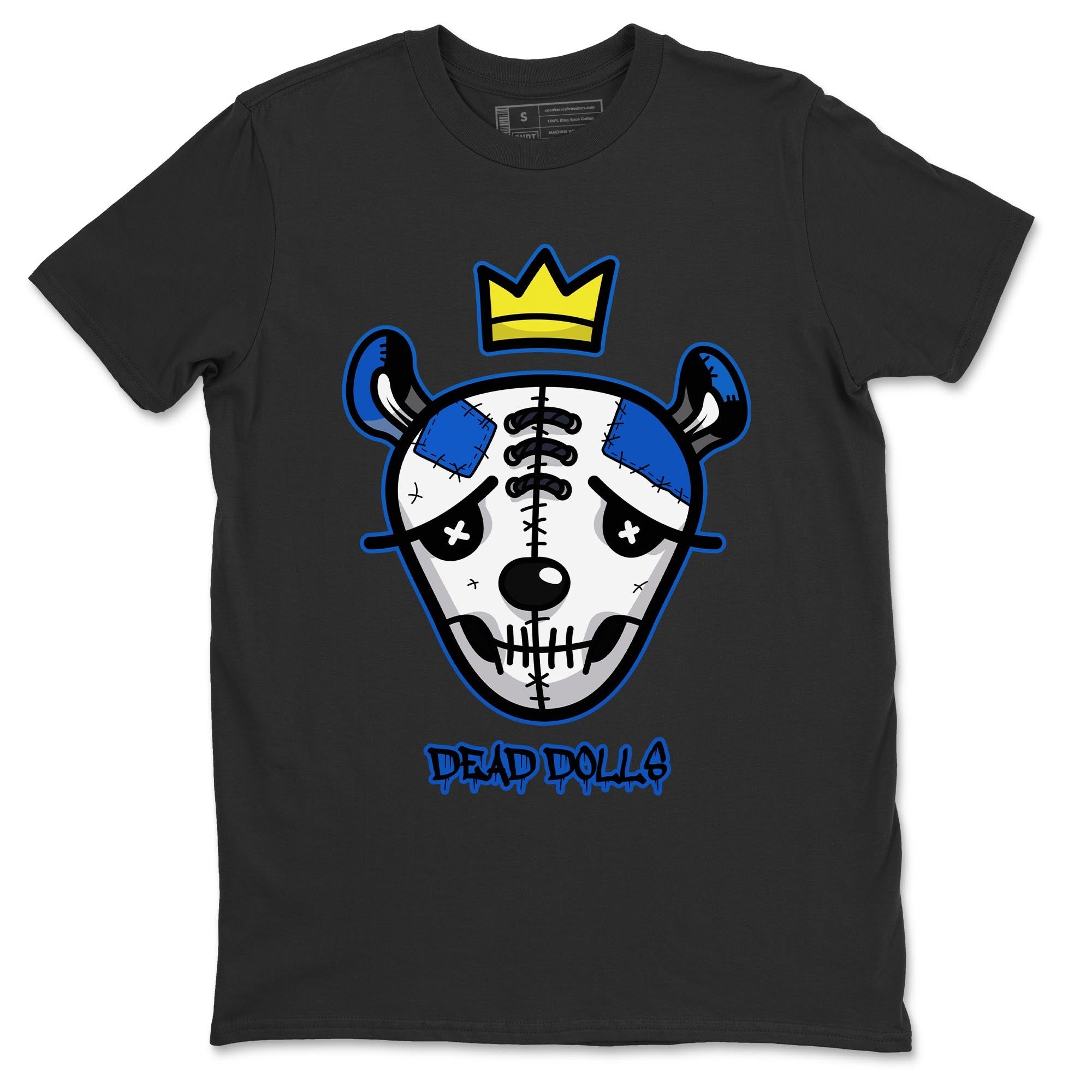 Jordan 1 Dark Marina Blue Sneaker Matching T-Shirt Dead Dolls Face Sneaker Tees Jordan 1 Dark Marina Blue Sneaker Release Tees Crew Neck Tees