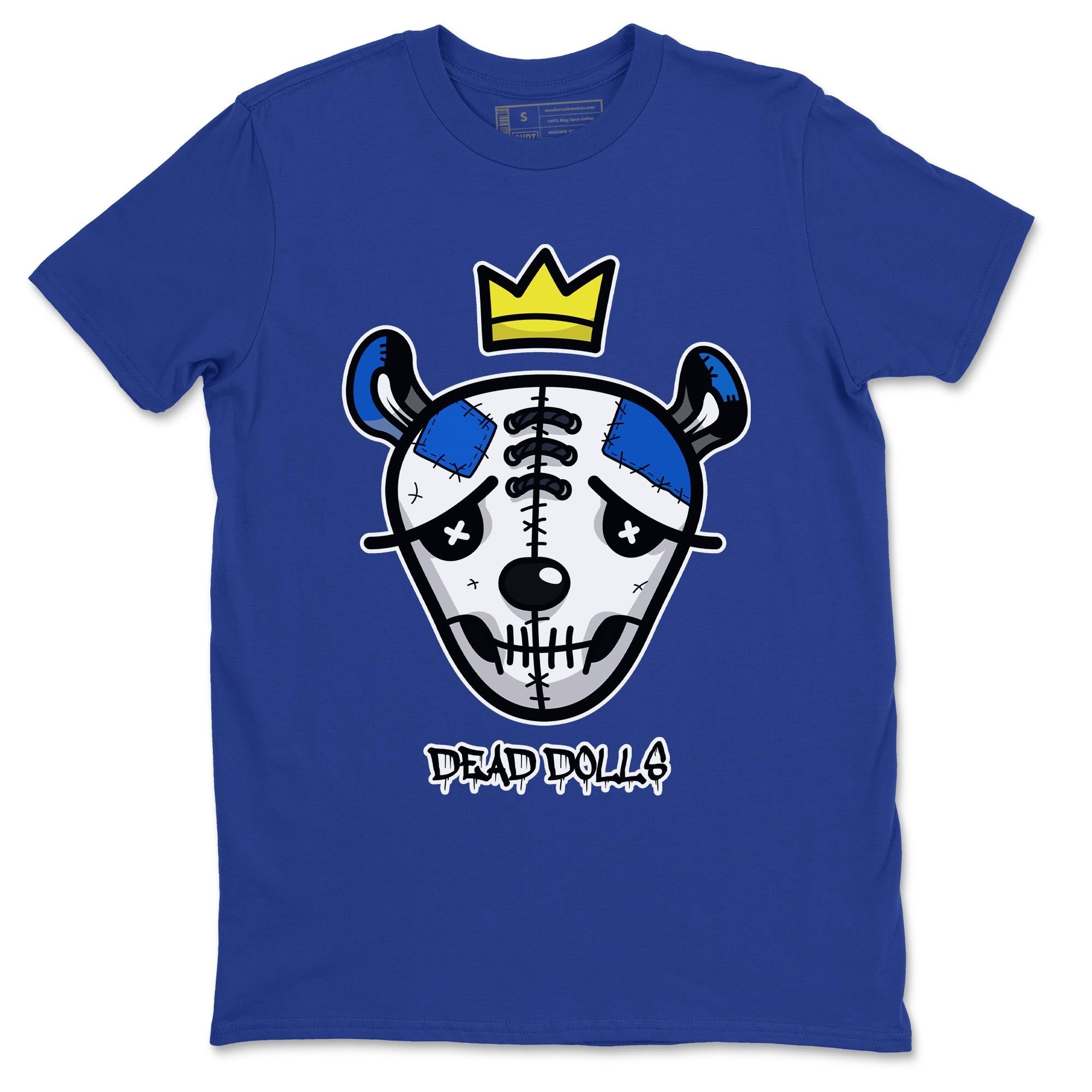 Jordan 1 Dark Marina Blue Sneaker Matching T-Shirt Dead Dolls Face Sneaker Tees Jordan 1 Dark Marina Blue Sneaker Release Tees Crew Neck Tees