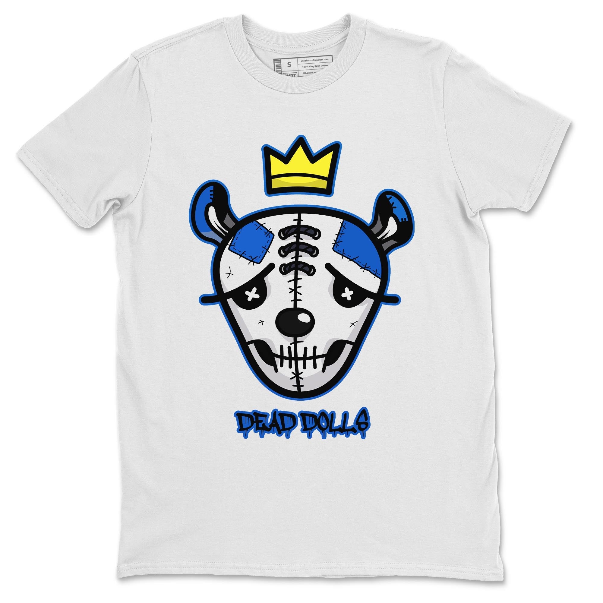 Jordan 1 Dark Marina Blue Sneaker Matching T-Shirt Dead Dolls Face Sneaker Tees Jordan 1 Dark Marina Blue Sneaker Release Tees Crew Neck Tees
