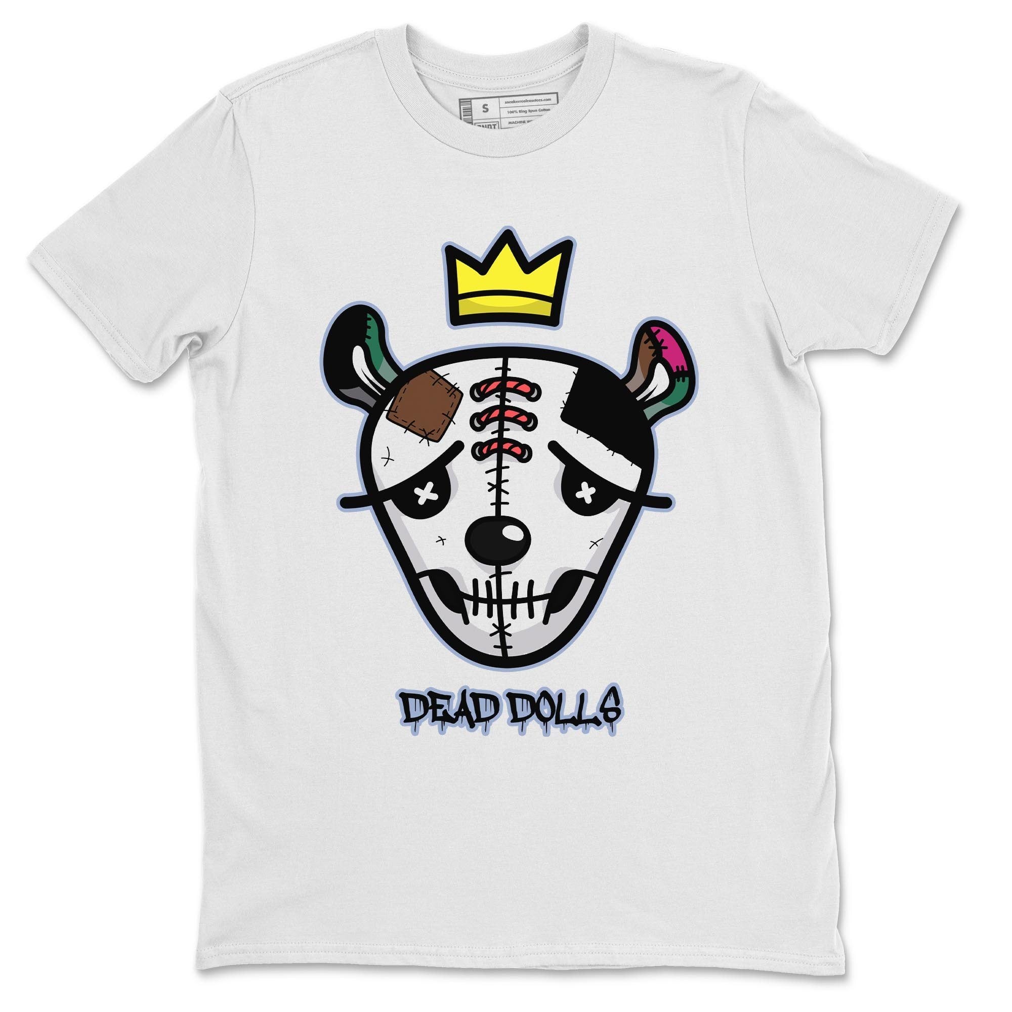 Jordan 1 Hand Crafted Sneaker Matching T-Shirt Dead Dolls Face Sneaker Tees Jordan 1 Hand Crafted Sneaker Release Tees Crew Neck Tees