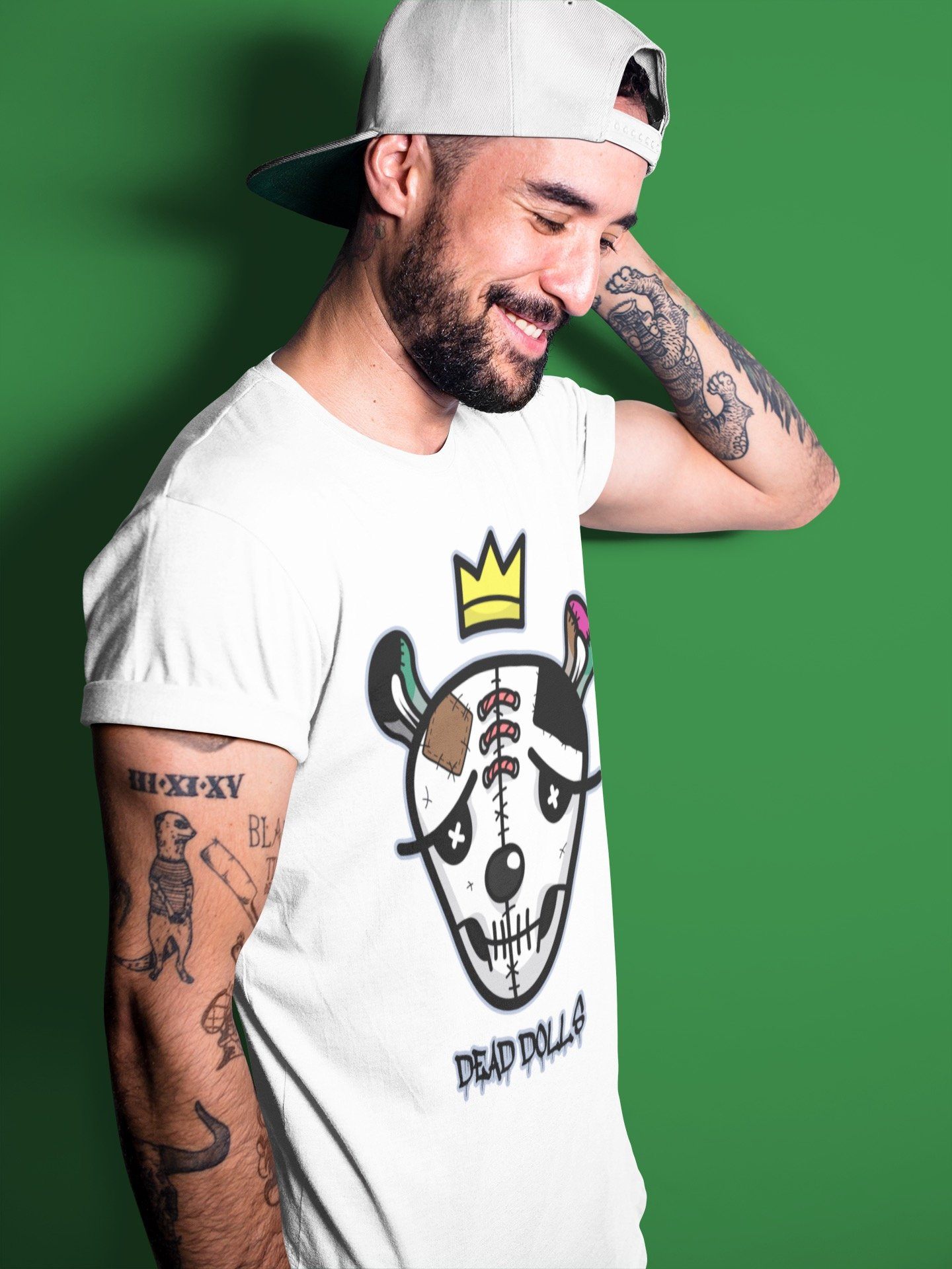 Jordan 1 Hand Crafted Sneaker Matching T-Shirt Dead Dolls Face Sneaker Tees Jordan 1 Hand Crafted Sneaker Release Tees Crew Neck Tees