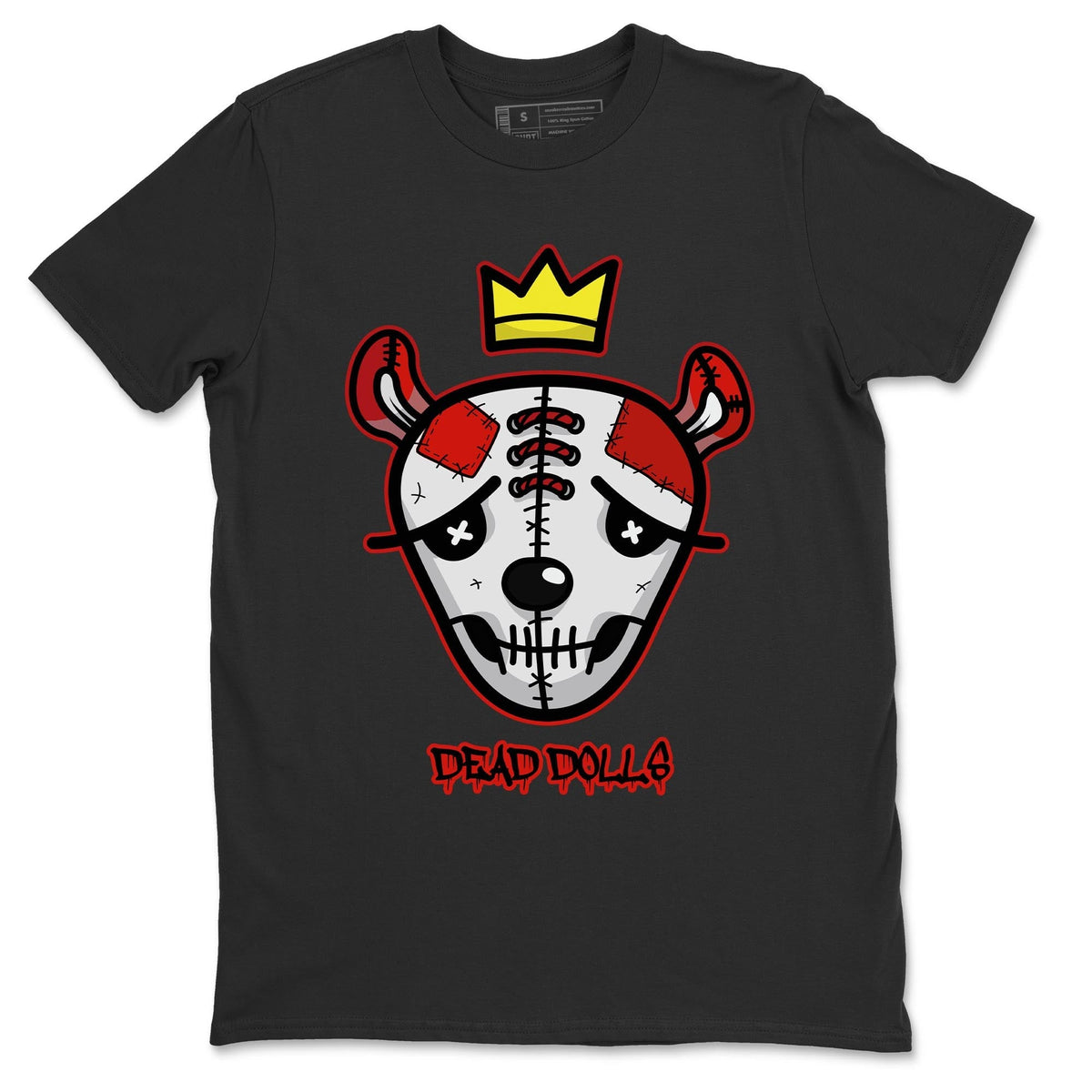 Jordan 1 Heritage Sneaker Matching T-Shirt Dead Dolls Face Sneaker Tees Jordan 1 Heritage Sneaker Release Tees Crew Neck Tees