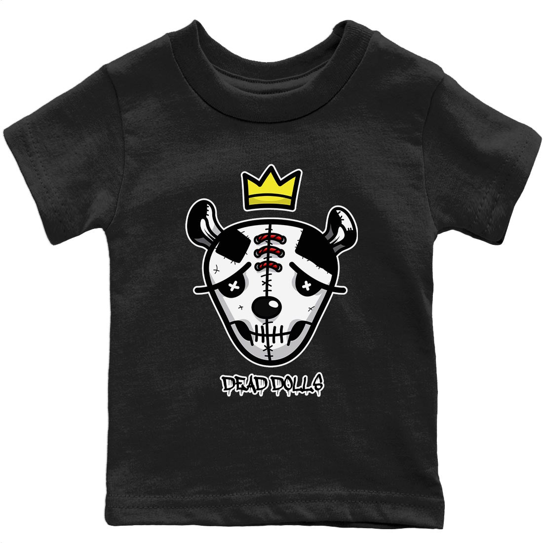 Jordan 12 Playoffs Sneaker Matching T-Shirt Dead Dolls Face Sneaker Tees Jordan 12 Playoffs Sneaker Release Tees Kids Shirts