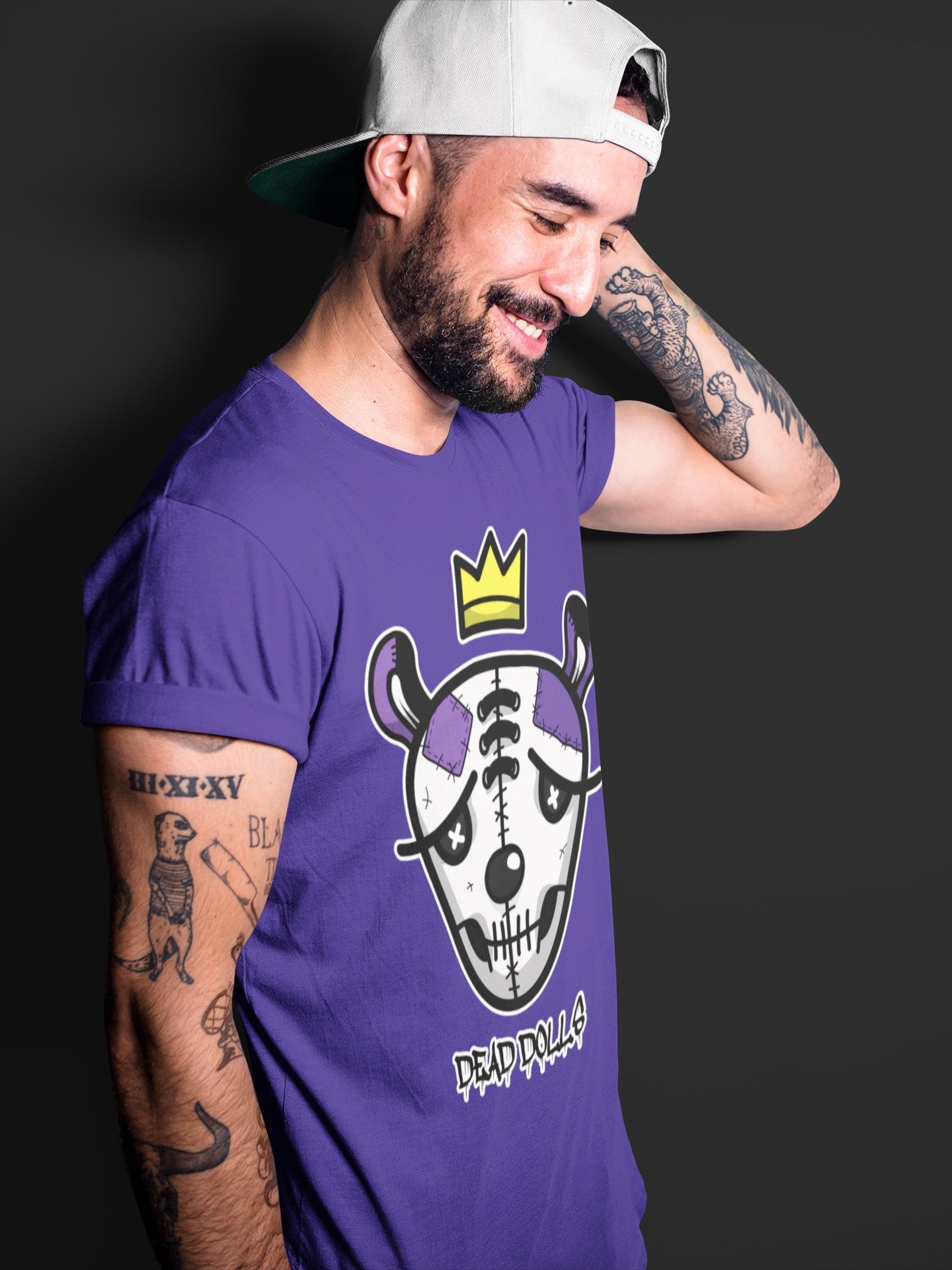 Jordan 13 Court Purple Shirt To Match Jordans Dead Dolls Face Sneaker Tees Jordan 13 Court Purple Drip Gear Zone Sneaker Matching Clothing Unisex Shirts