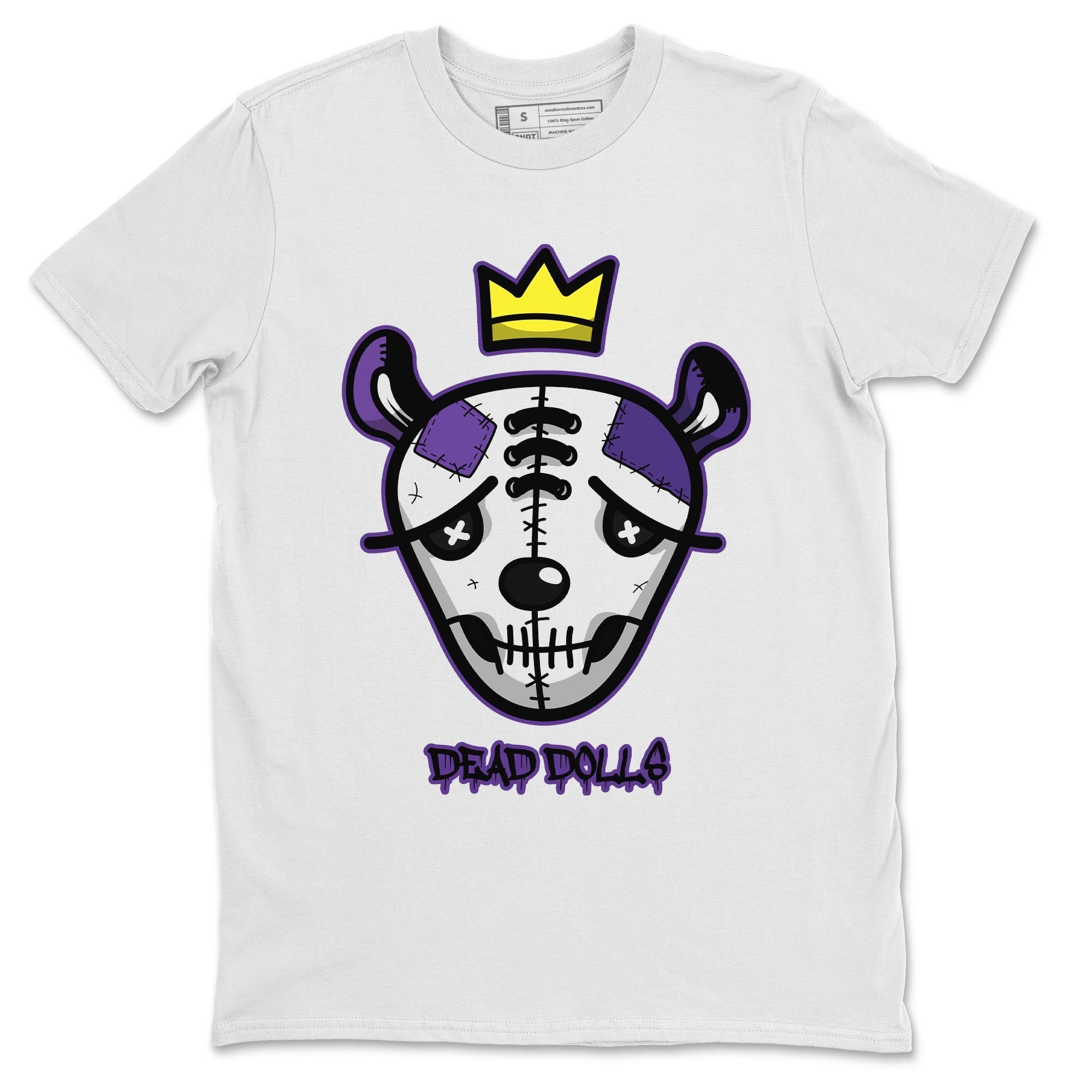 Jordan 13 Court Purple Shirt To Match Jordans Dead Dolls Face Sneaker Tees Jordan 13 Court Purple Drip Gear Zone Sneaker Matching Clothing Unisex Shirts