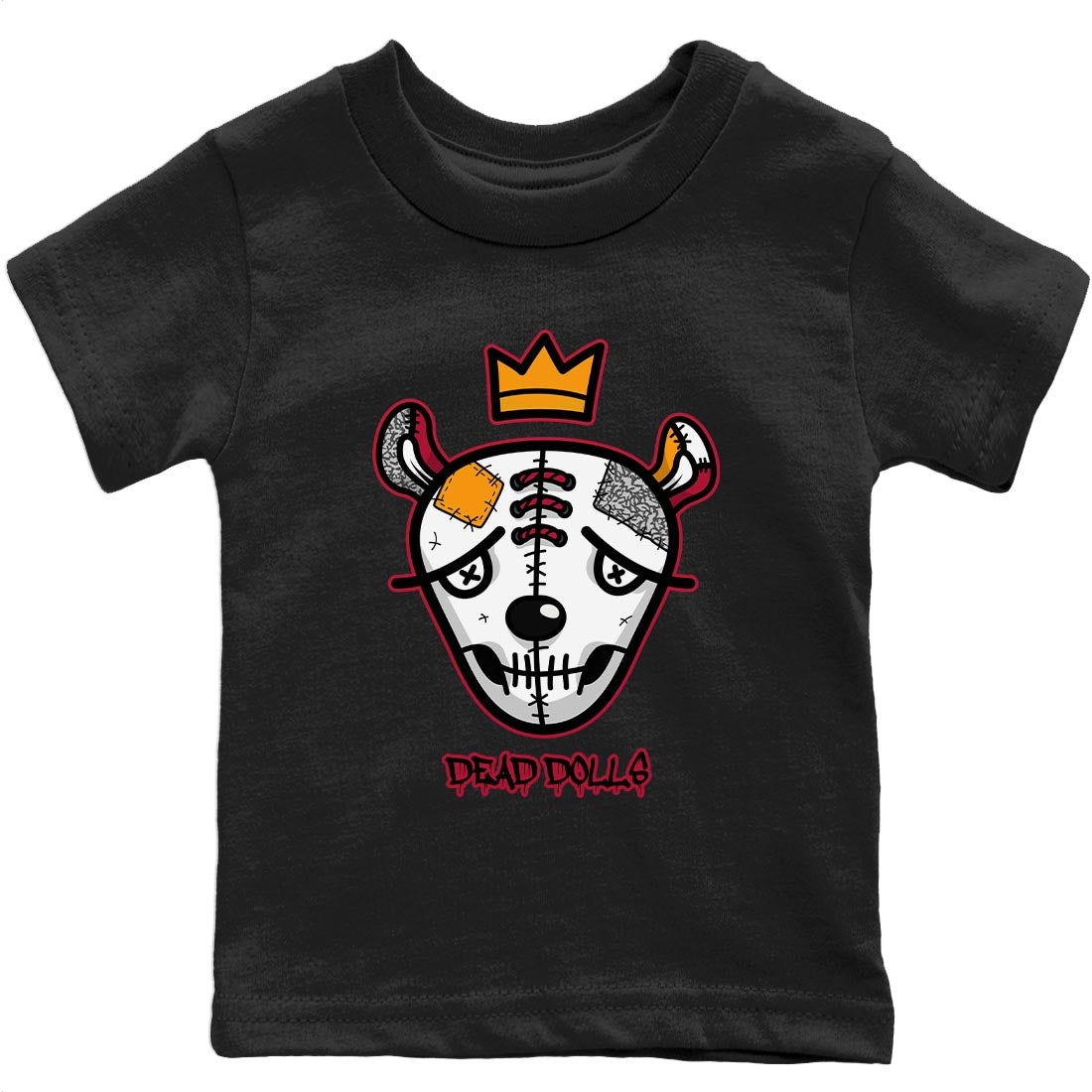 Jordan 3 Cardinal Sneaker Matching T-Shirt Dead Dolls Face Sneaker Tees Jordan 3 Cardinal Sneaker Release Tees Kids Shirts