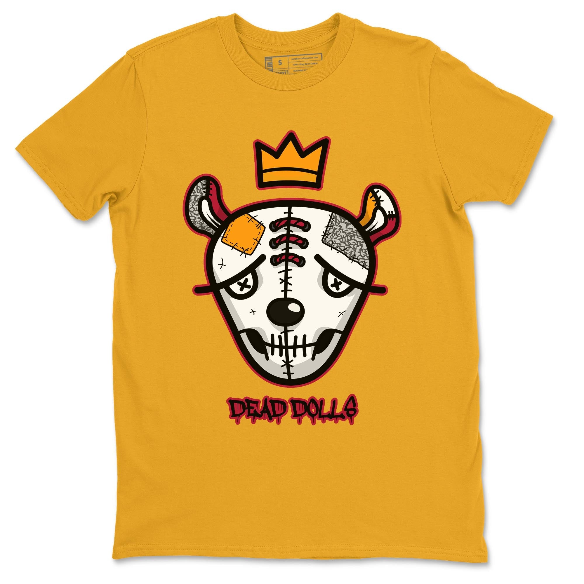 Jordan 3 Cardinal Shirt To Match Jordans Dead Dolls Face Sneaker Tees Jordan 3 Cardinal Drip Gear Zone Sneaker Matching Clothing Unisex Shirts