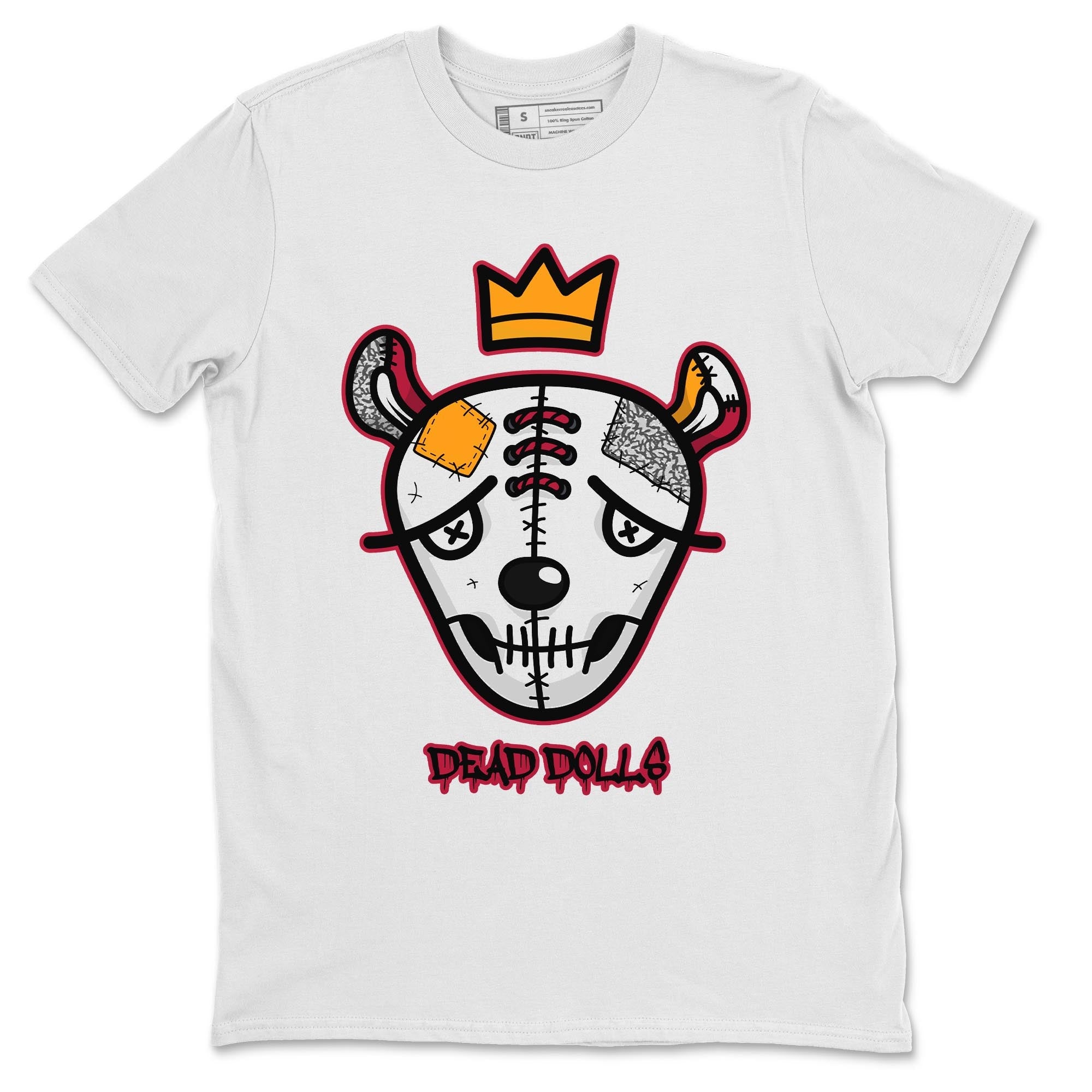 Jordan 3 Cardinal Shirt To Match Jordans Dead Dolls Face Sneaker Tees Jordan 3 Cardinal Drip Gear Zone Sneaker Matching Clothing Unisex Shirts