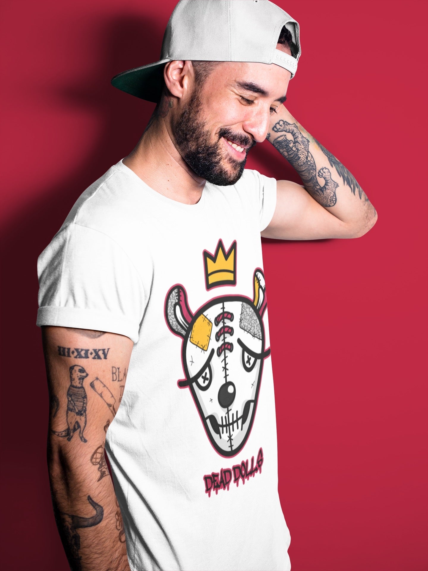 Jordan 3 Cardinal Shirt To Match Jordans Dead Dolls Face Sneaker Tees Jordan 3 Cardinal Drip Gear Zone Sneaker Matching Clothing Unisex Shirts