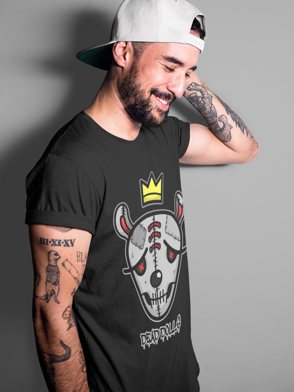 Jordan 4 Infrared Sneaker Matching T-Shirt Dead Dolls Face Sneaker Tees Jordan 4 Infrared Sneaker Release Tees Crew Neck Tees