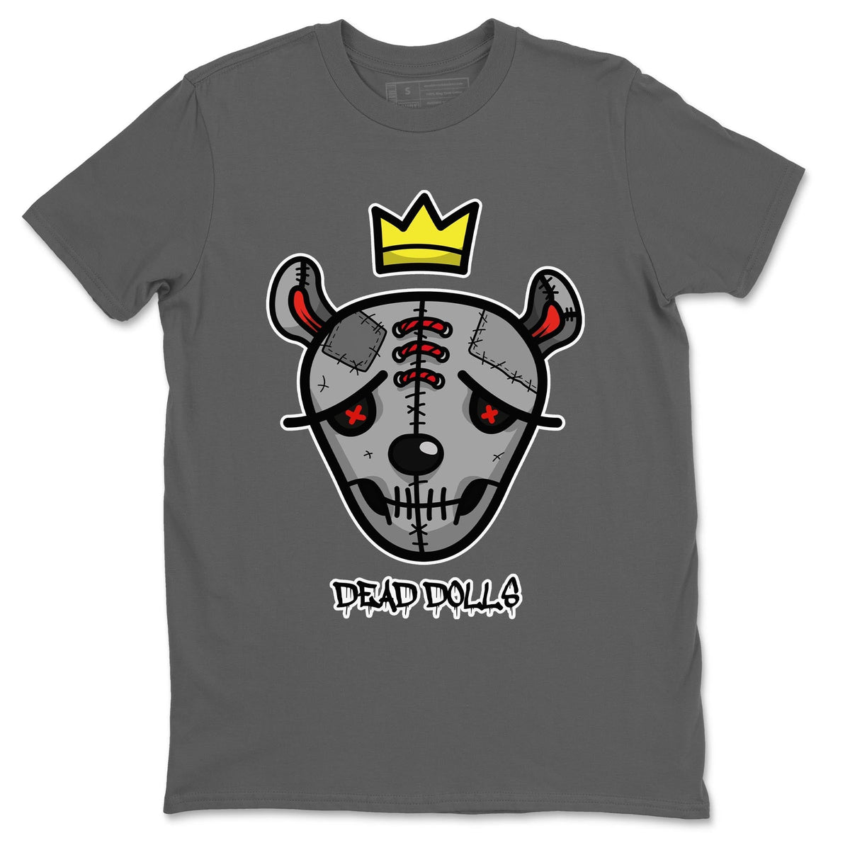 Jordan 4 Infrared Sneaker Matching T-Shirt Dead Dolls Face Sneaker Tees Jordan 4 Infrared Sneaker Release Tees Crew Neck Tees