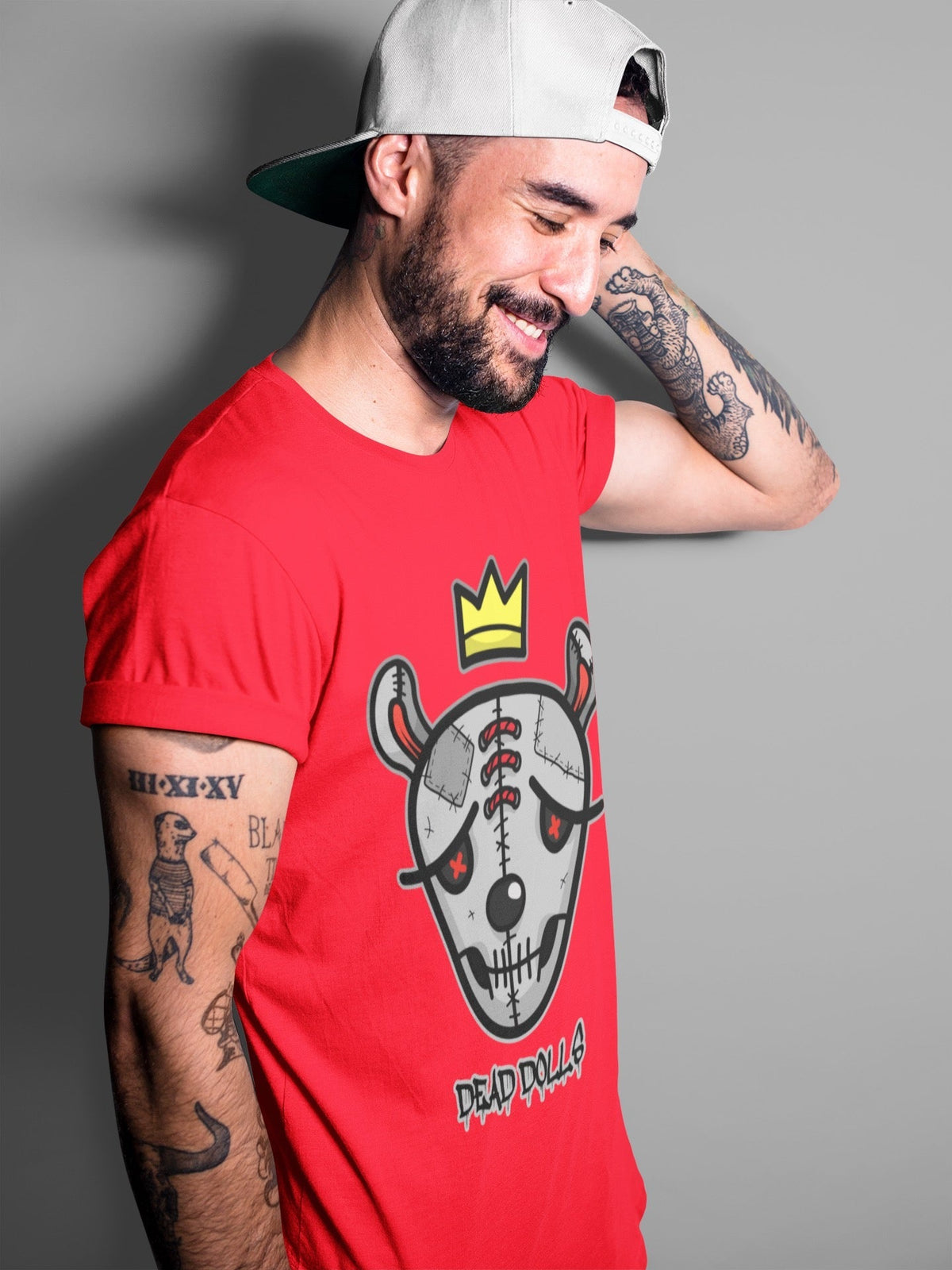 Jordan 4 Infrared Sneaker Matching T-Shirt Dead Dolls Face Sneaker Tees Jordan 4 Infrared Sneaker Release Tees Crew Neck Tees