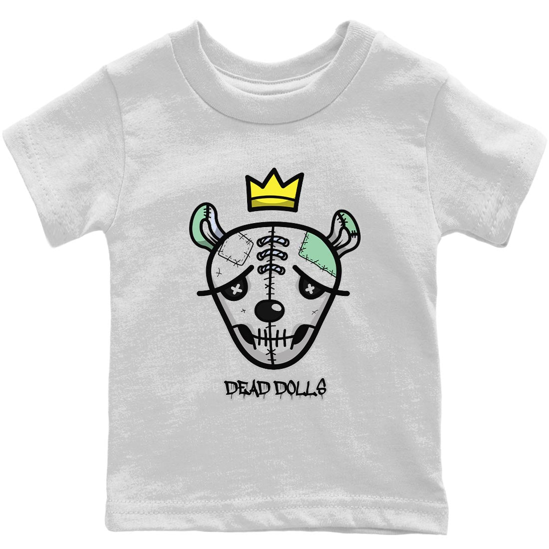 Jordan 6 Mint Foam Sneaker Matching T-Shirt Dead Dolls Face Sneaker Tees Jordan 6 Mint Foam Sneaker Release Tees Kids Shirts