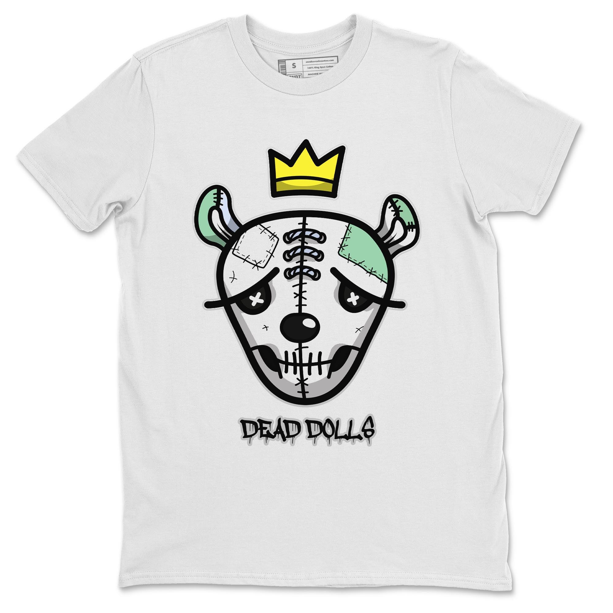 Jordan 6 Mint Foam Shirt To Match Jordans Dead Dolls Face Sneaker Tees Jordan 6 Mint Foam Drip Gear Zone Sneaker Matching Clothing Unisex Shirts