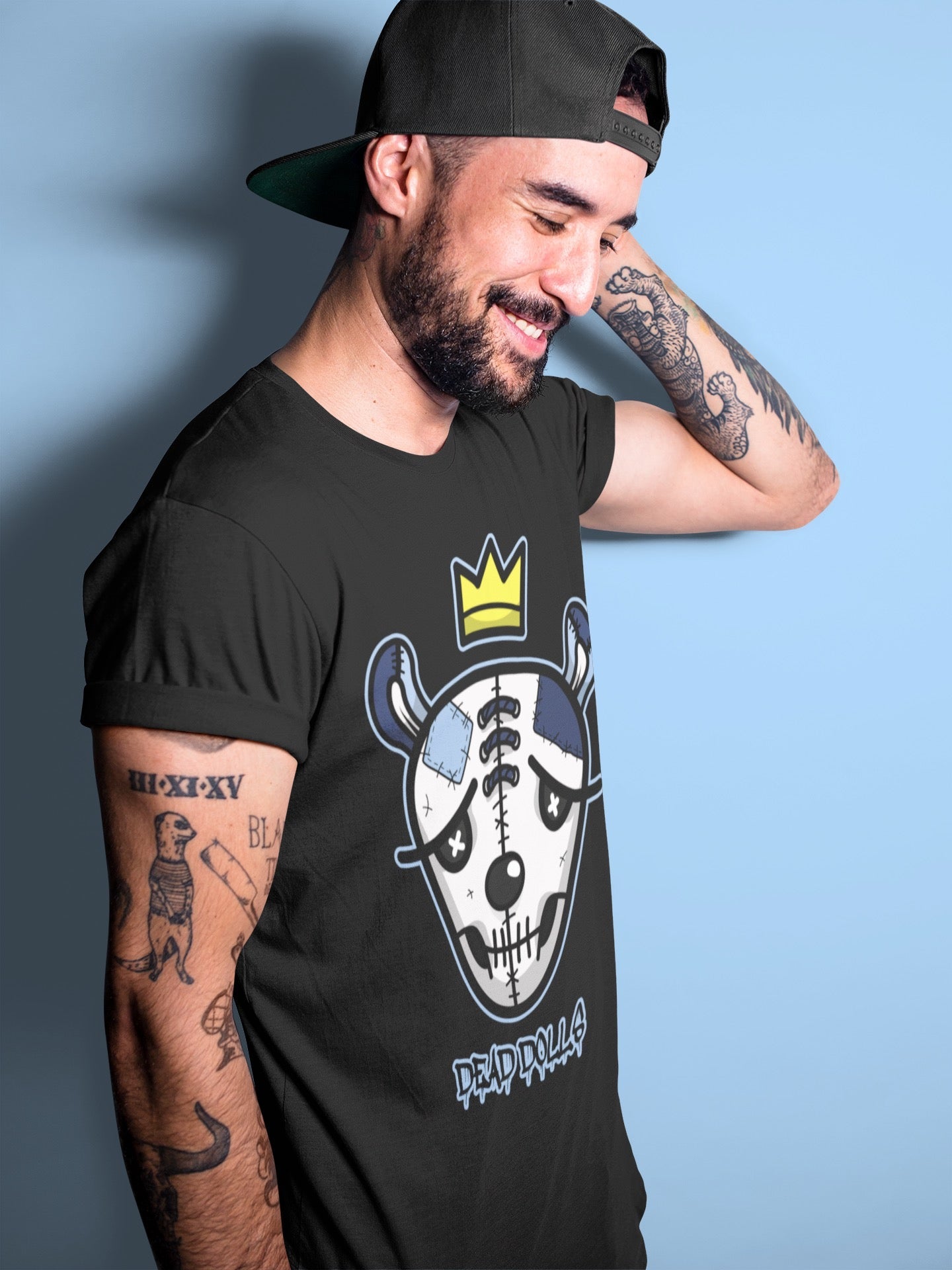 Jordan 6 UNC Shirt To Match Jordans Dead Dolls Face Sneaker Tees Jordan 6 UNC Drip Gear Zone Sneaker Matching Clothing Unisex Shirts