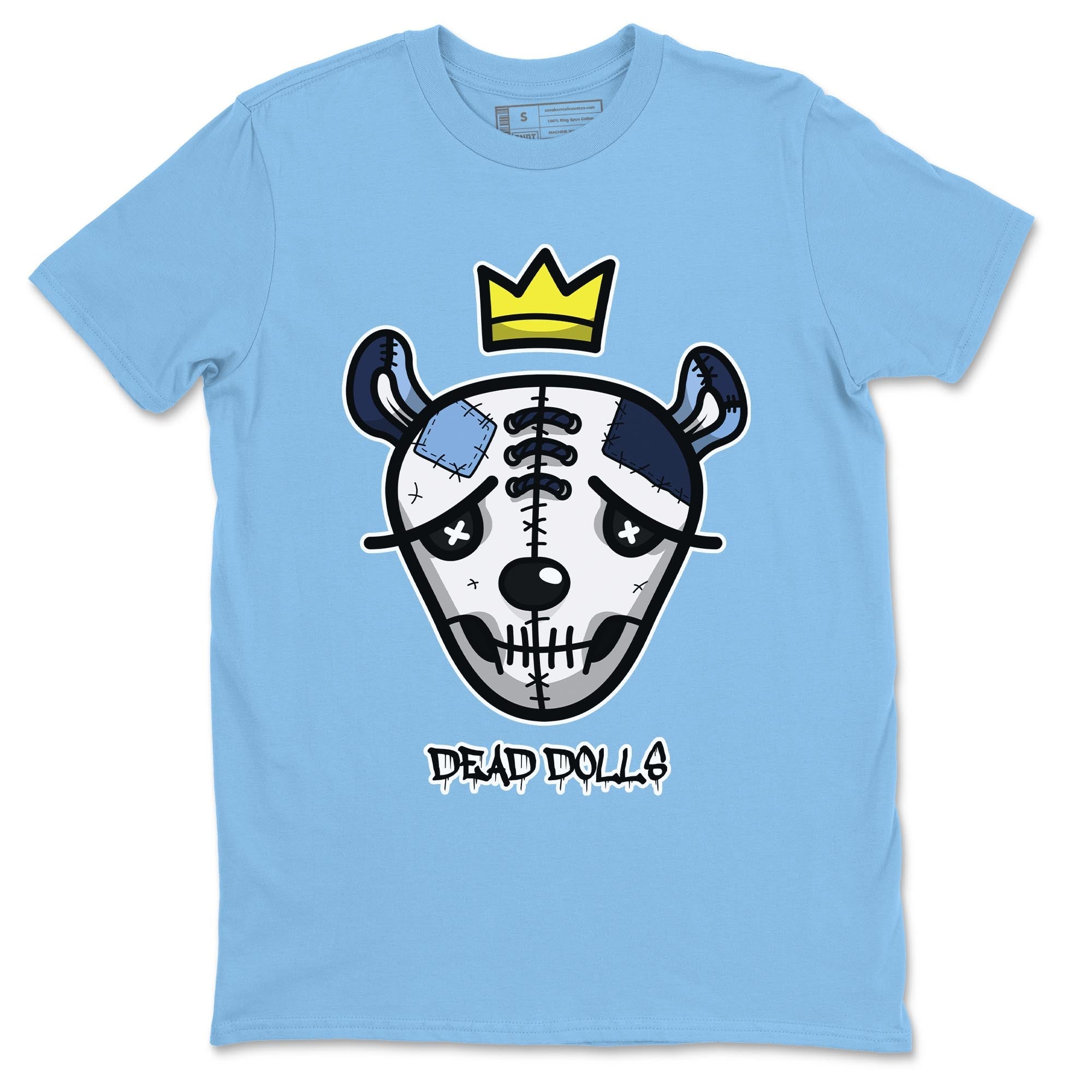 Jordan 6 UNC Shirt To Match Jordans Dead Dolls Face Sneaker Tees Jordan 6 UNC Drip Gear Zone Sneaker Matching Clothing Unisex Shirts