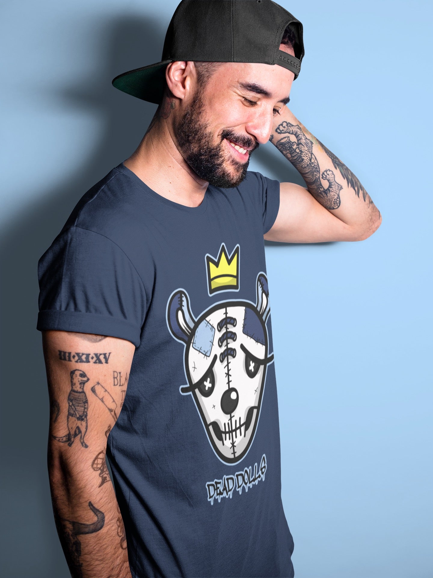 Jordan 6 UNC Shirt To Match Jordans Dead Dolls Face Sneaker Tees Jordan 6 UNC Drip Gear Zone Sneaker Matching Clothing Unisex Shirts