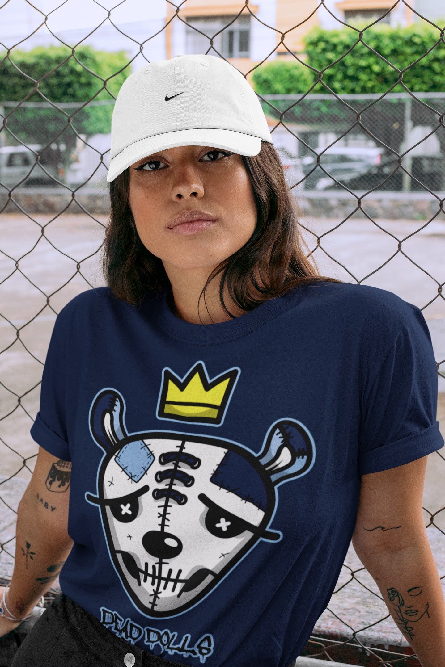 Jordan 6 UNC Shirt To Match Jordans Dead Dolls Face Sneaker Tees Jordan 6 UNC Drip Gear Zone Sneaker Matching Clothing Unisex Shirts