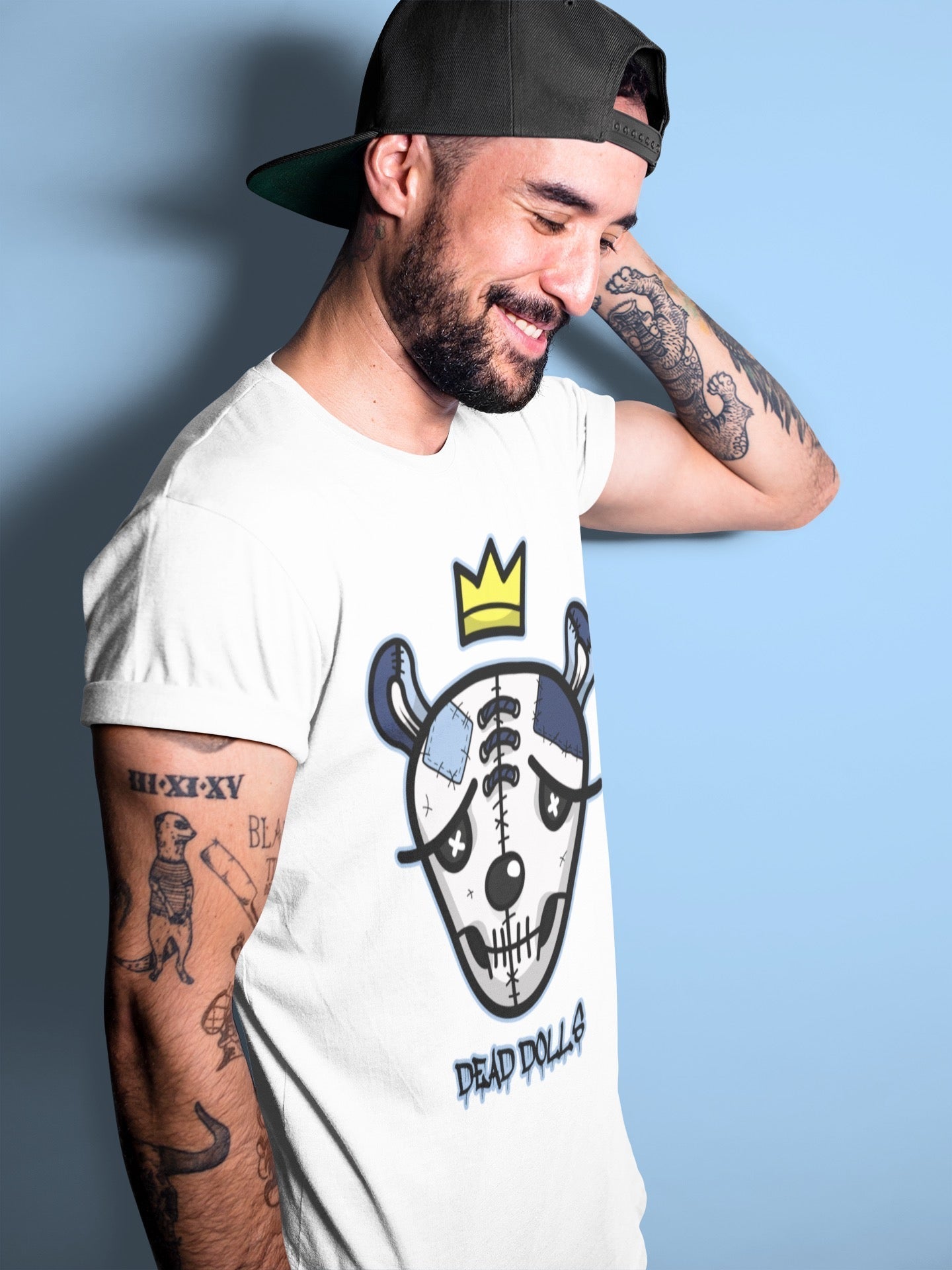 Jordan 6 UNC Shirt To Match Jordans Dead Dolls Face Sneaker Tees Jordan 6 UNC Drip Gear Zone Sneaker Matching Clothing Unisex Shirts