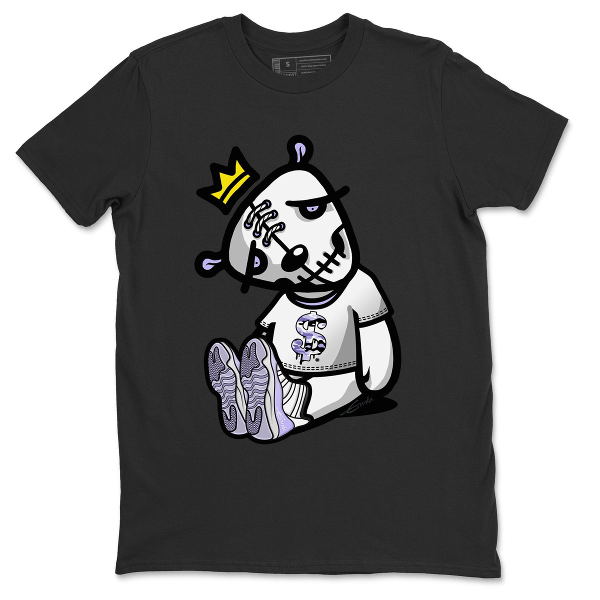 Jordan 11 Pure Violet Sneaker Matching T-Shirt Dead Dolls Sneaker Tees Jordan 11 Pure Violet Sneaker Release Tees Crew Neck Tees