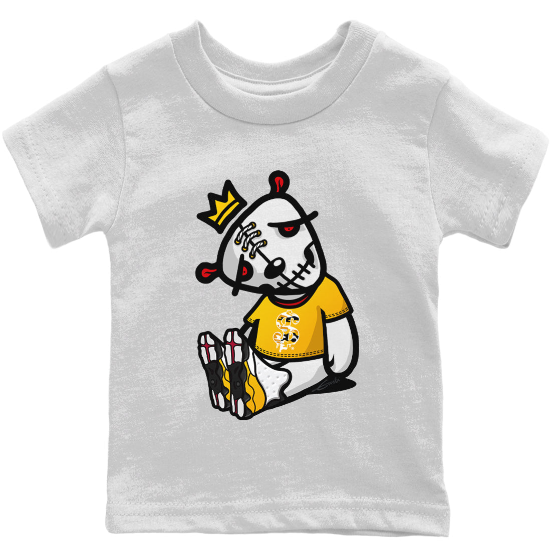 Jordan 13 Del Sol Sneaker Matching T-Shirt Dead Dolls Sneaker Tees Jordan 13 Del Sol Sneaker Release Tees Kids Shirts
